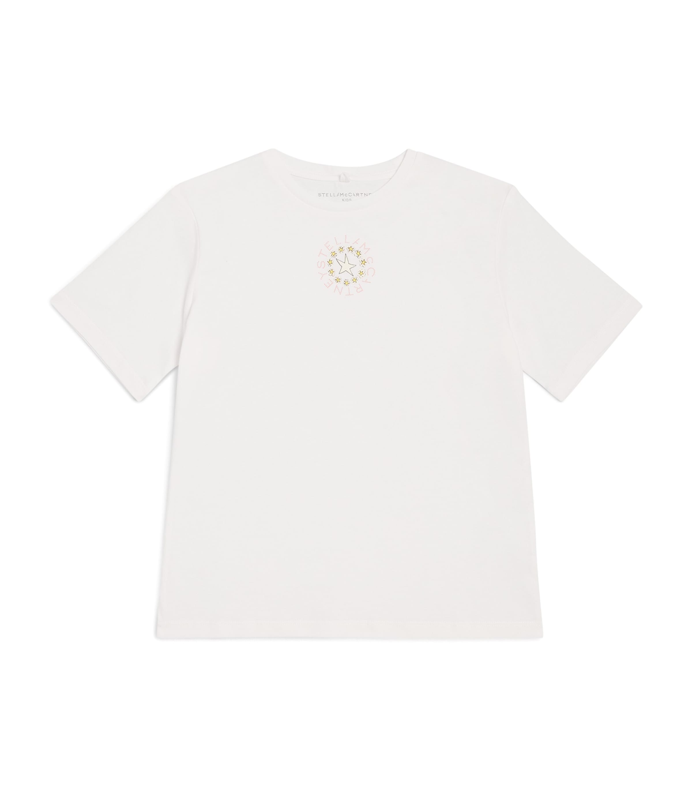 Stella McCartney Kids Star-Motif T-Shirt (3-14 Years) Ivory Image 1
