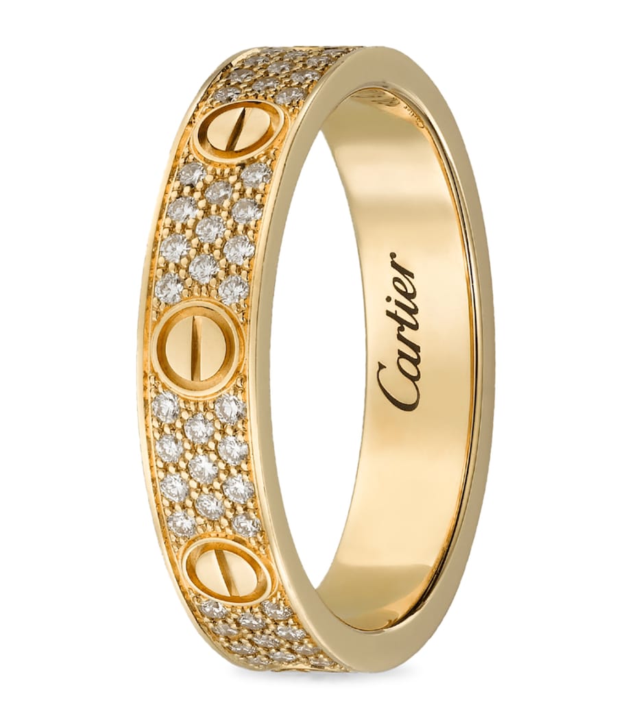 Cartier Yellow Gold and Diamond LOVE Ring Yellow Gold Image 5