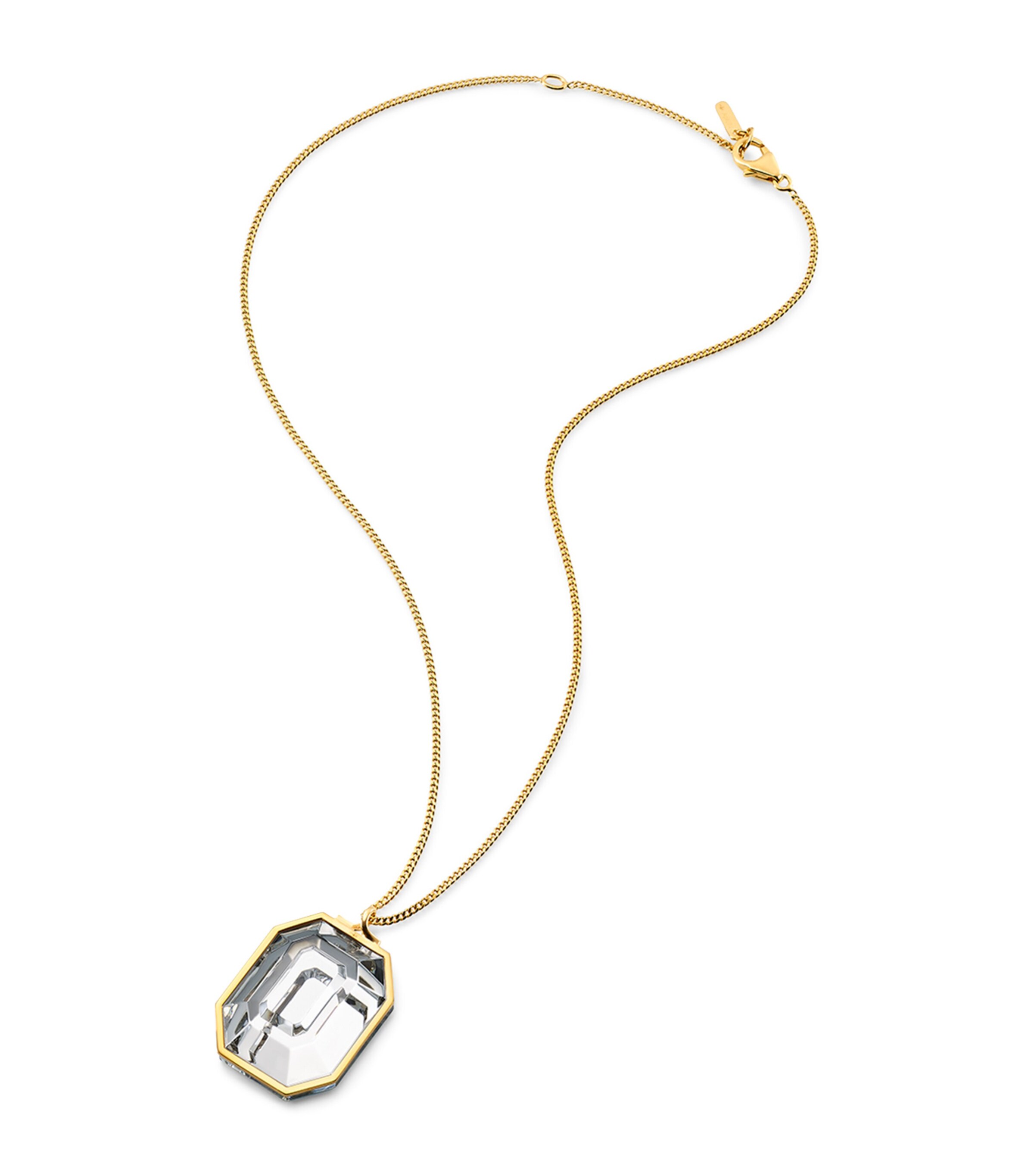 Baccarat Gold Vermeil and Crystal Harcourt Pendant Clear Image 2