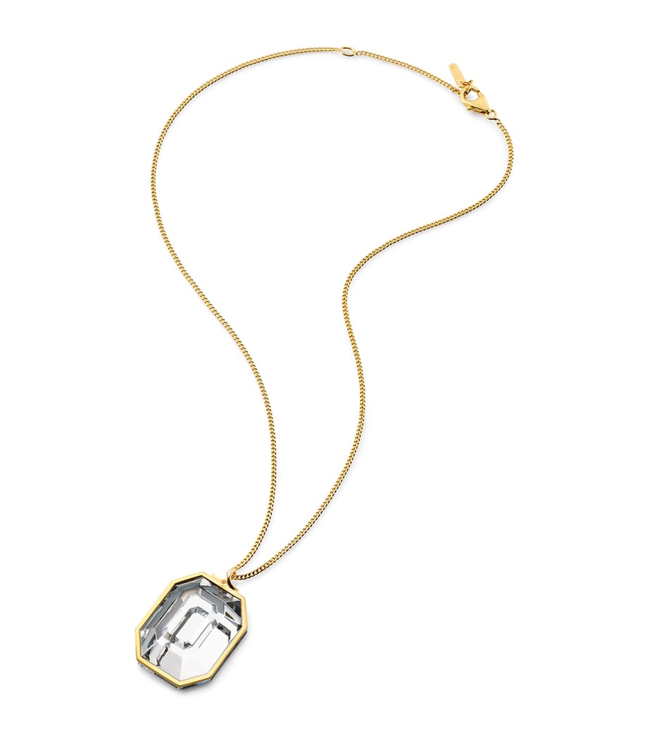 Baccarat Gold Vermeil and Crystal Harcourt Pendant Clear Image 2