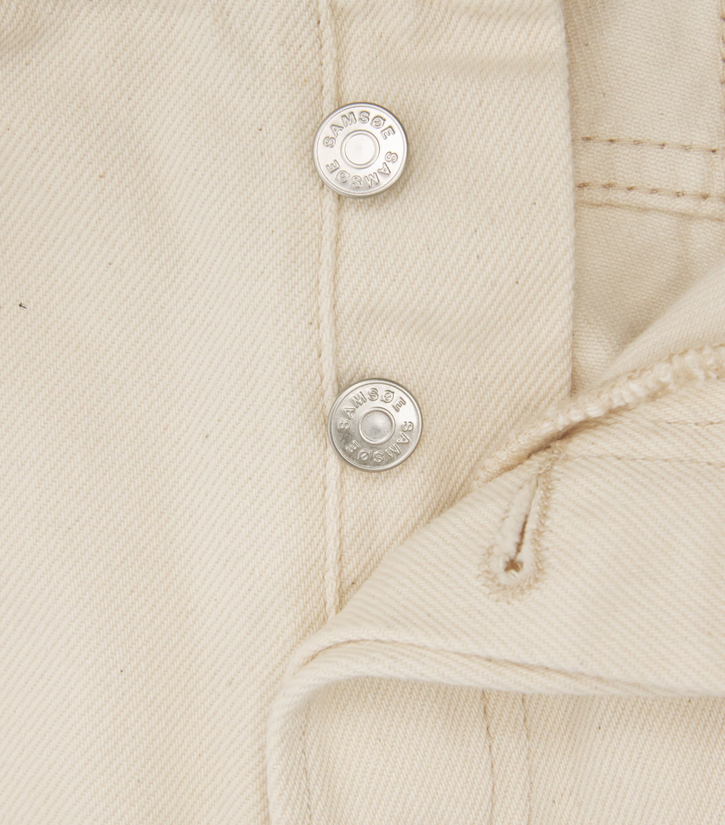 SAMSOE SAMSOE Mens Denim Saeddie Straight Shorts Soft Natural Image 6