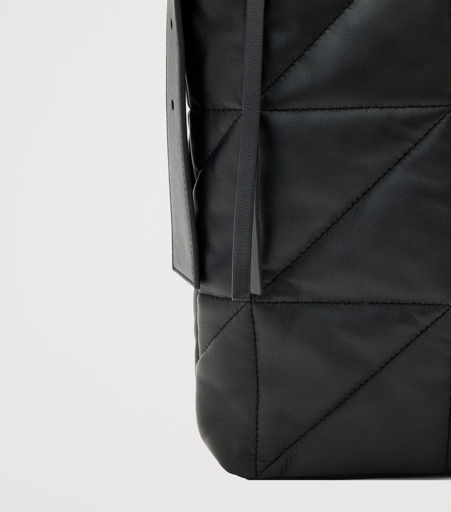 Quilted Leather Edbury Shoulder Bag BLACK Image 4