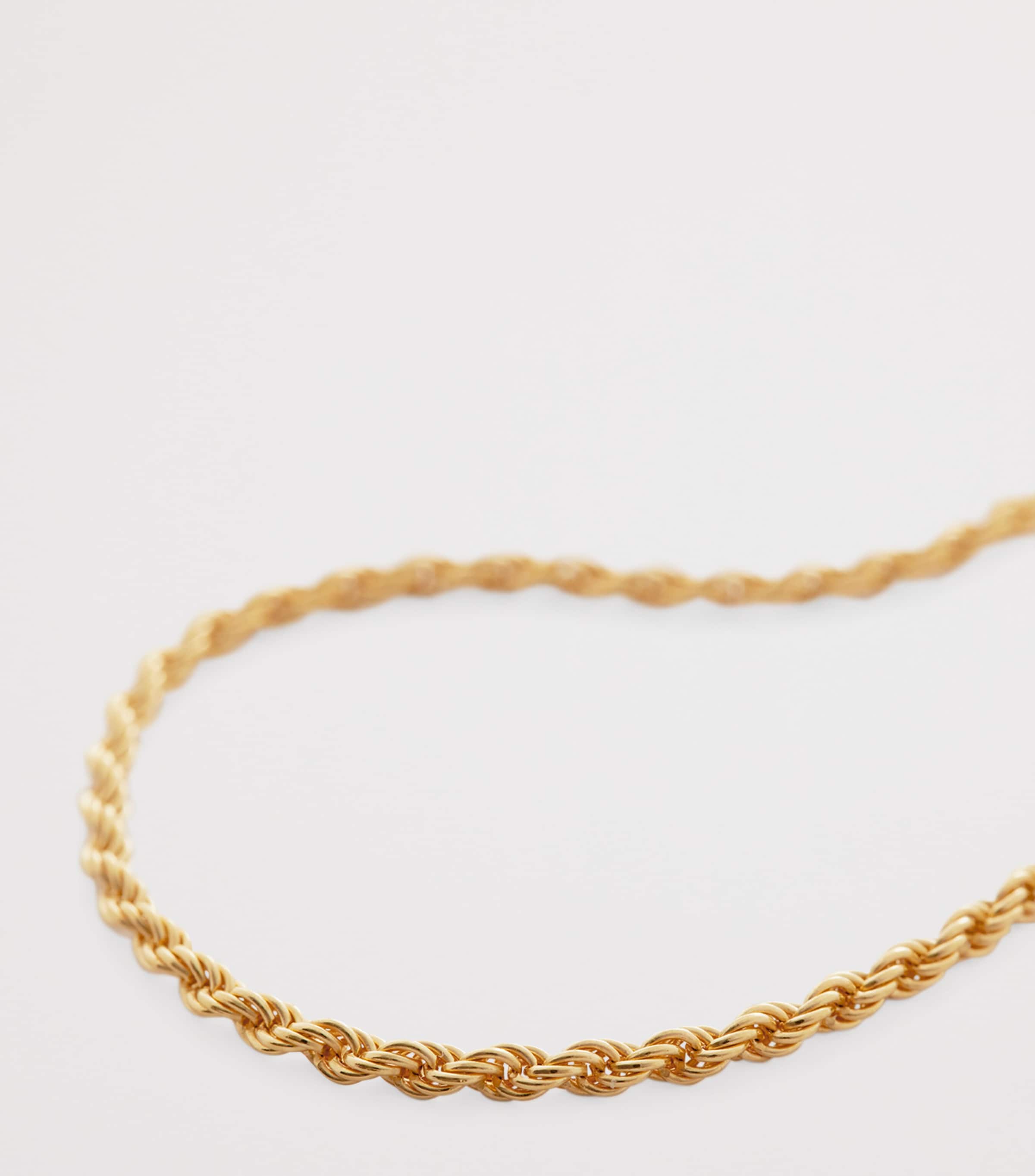 Gold Vermeil Corda Chain Friendship Bracelet 18K GOLD VERMEIL Image 2