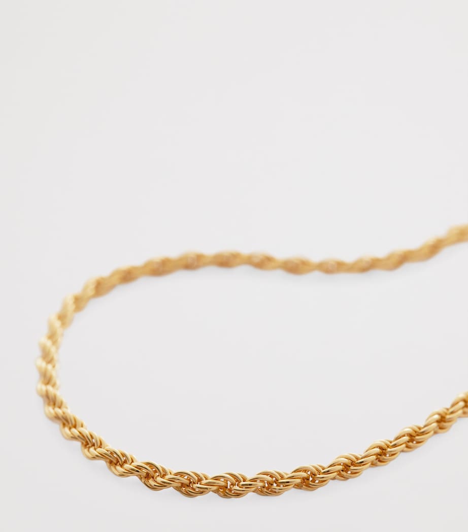 Gold Vermeil Corda Chain Friendship Bracelet 18K GOLD VERMEIL Image 2