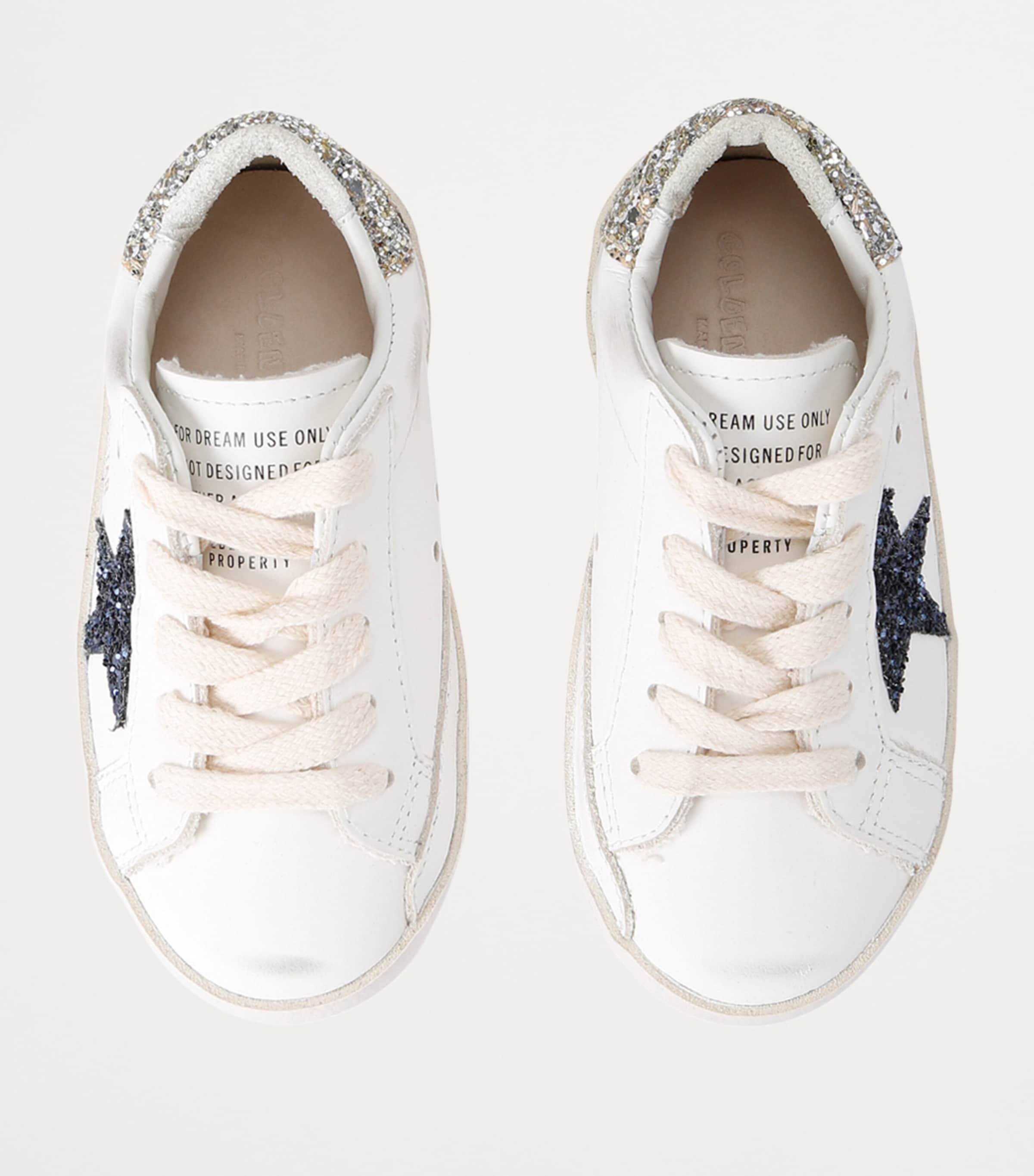 Leather Super-Star Sneakers WHITE/NAVY Image 4