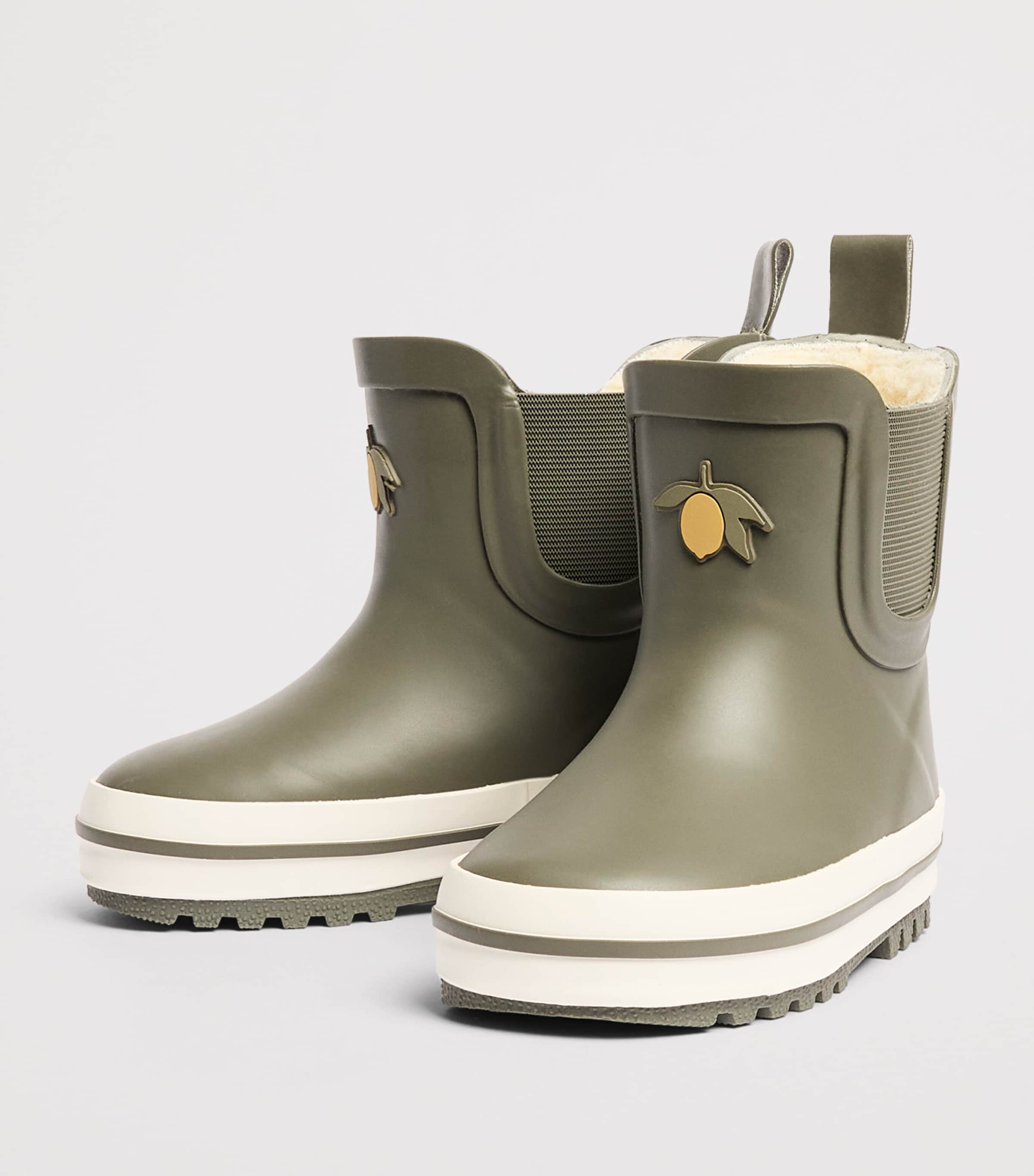 KONGES SLOJD Rubber Fleece-Lined Roi Boots Kalamata Image 2