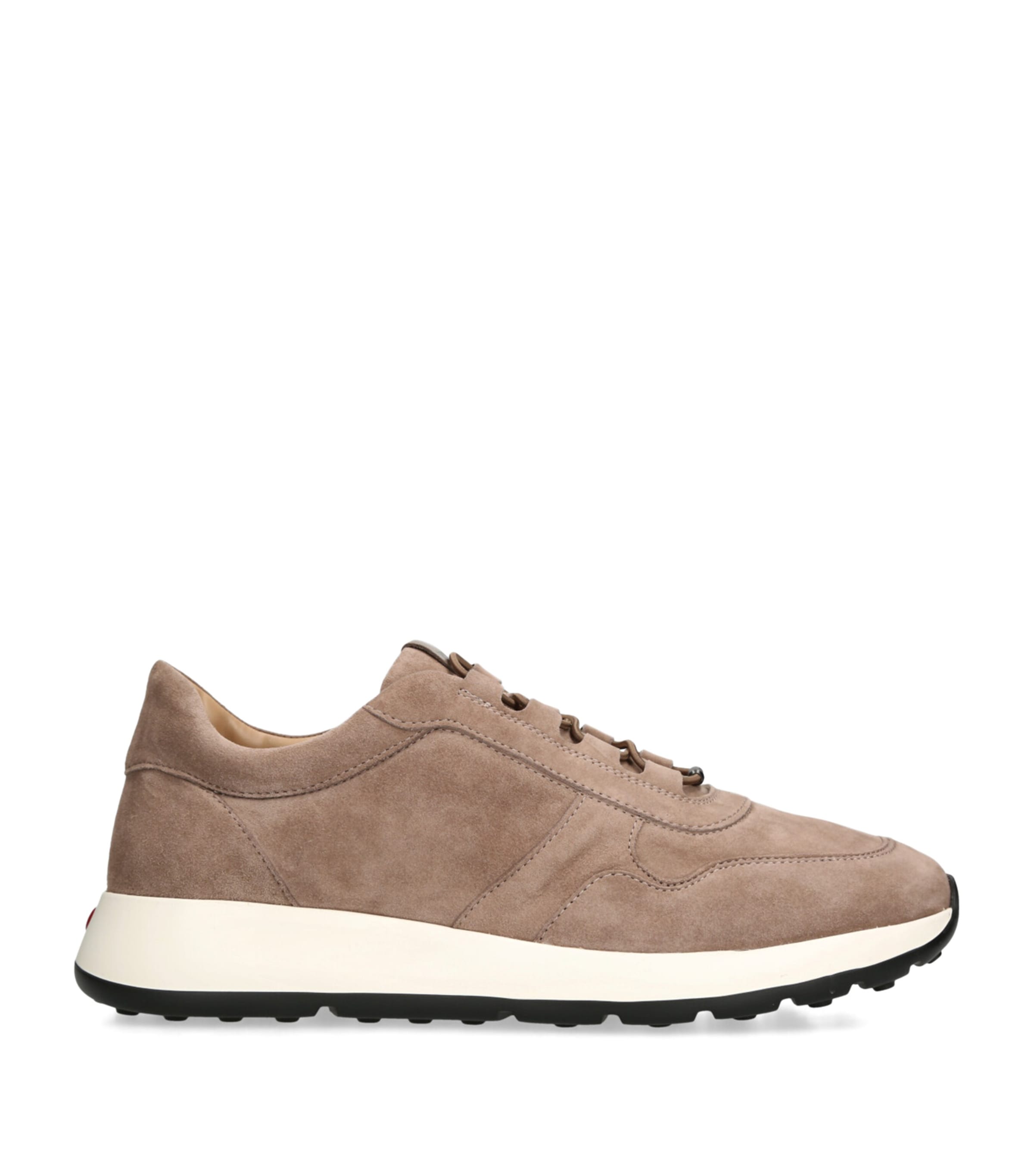 Tod's Red Dot Suede Sneakers By Pashmy In Brown