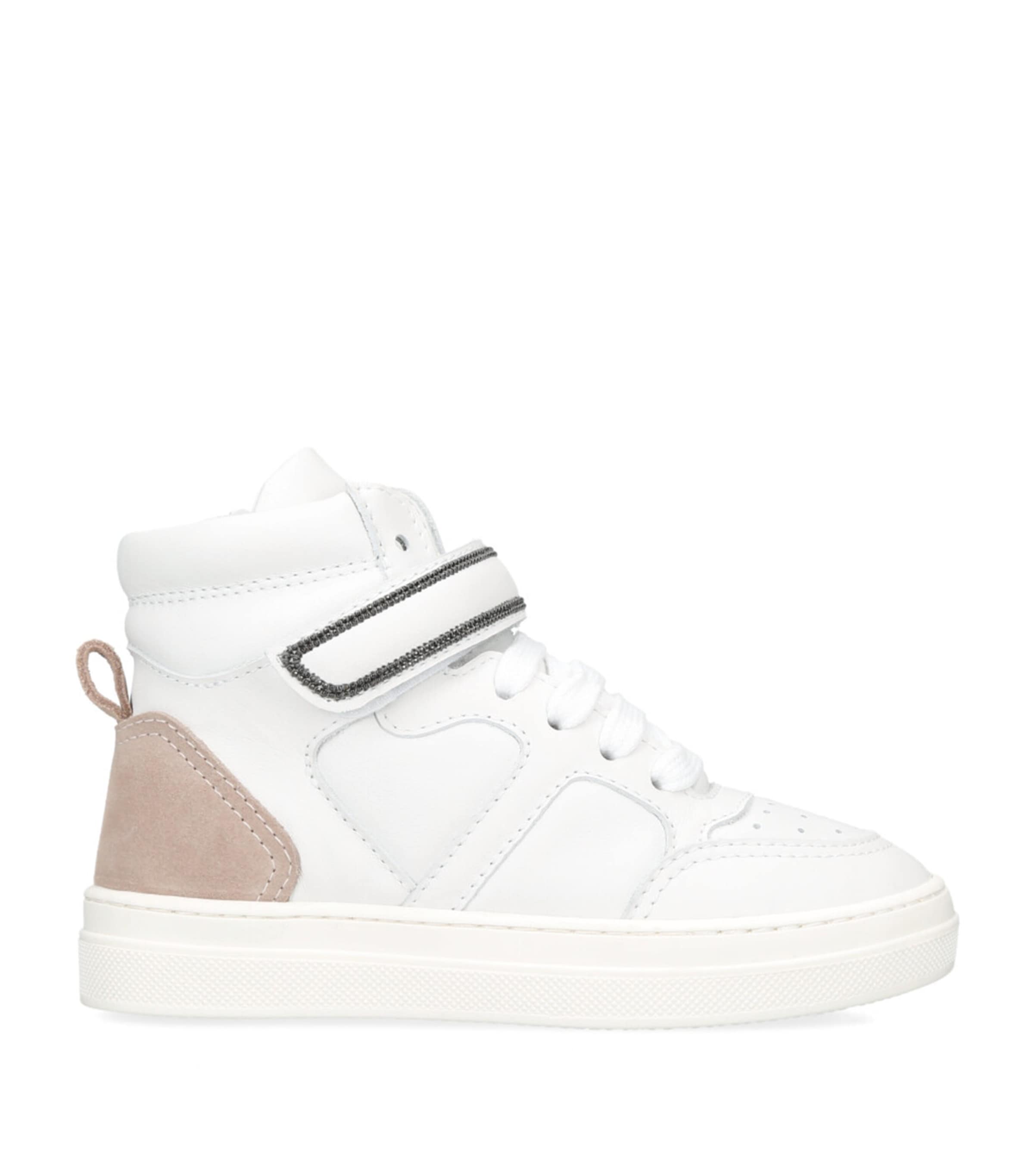 Brunello Cucinelli Kids High-Top Sneakers | Girls Shoes | Trainers | Designers | Brunello Cucinelli