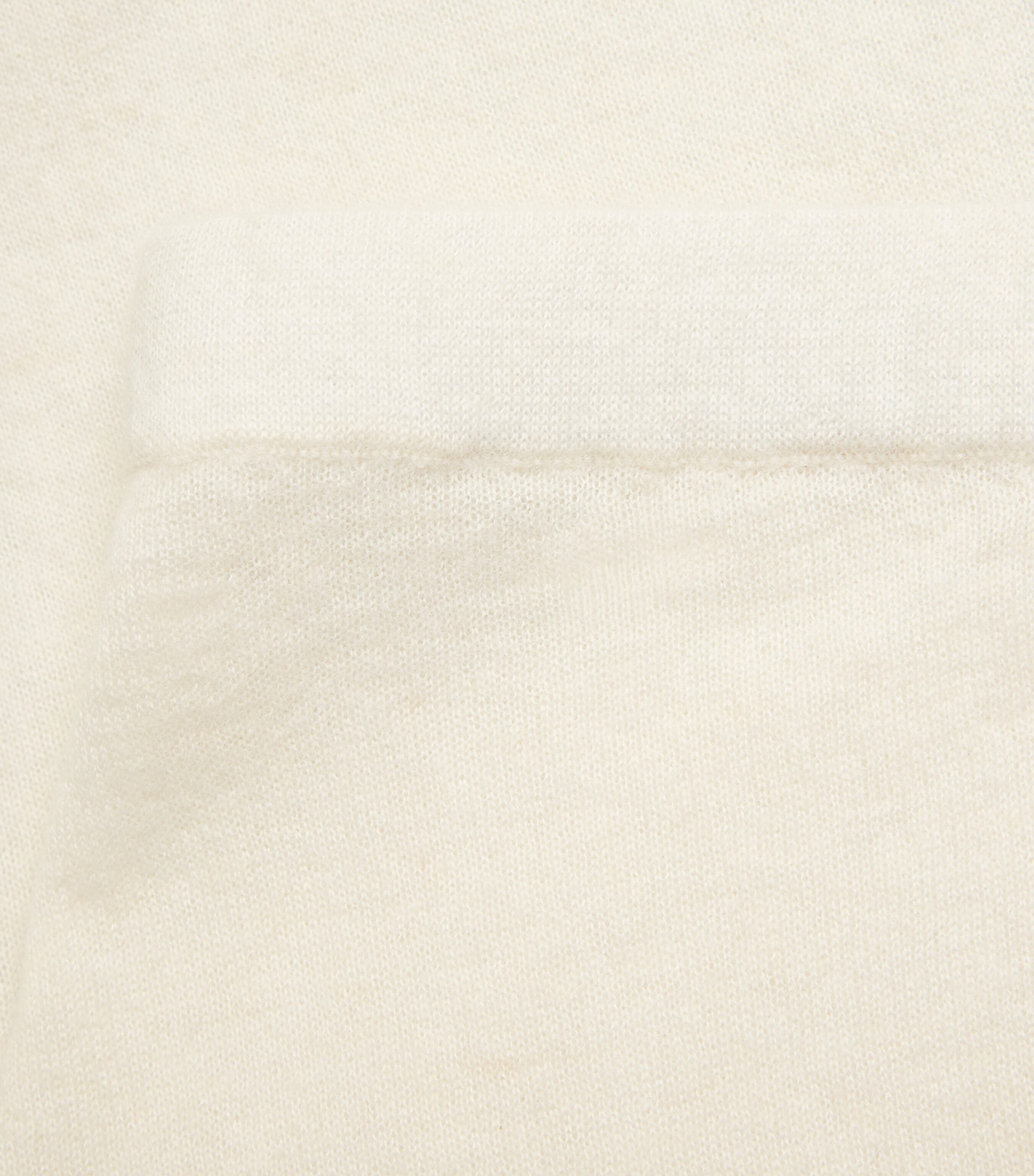 Alpaca-Blend Askew Midi Skirt RAW WHITE Image 5