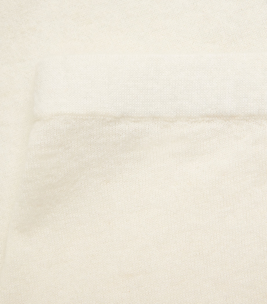 Alpaca-Blend Askew Midi Skirt RAW WHITE Image 5