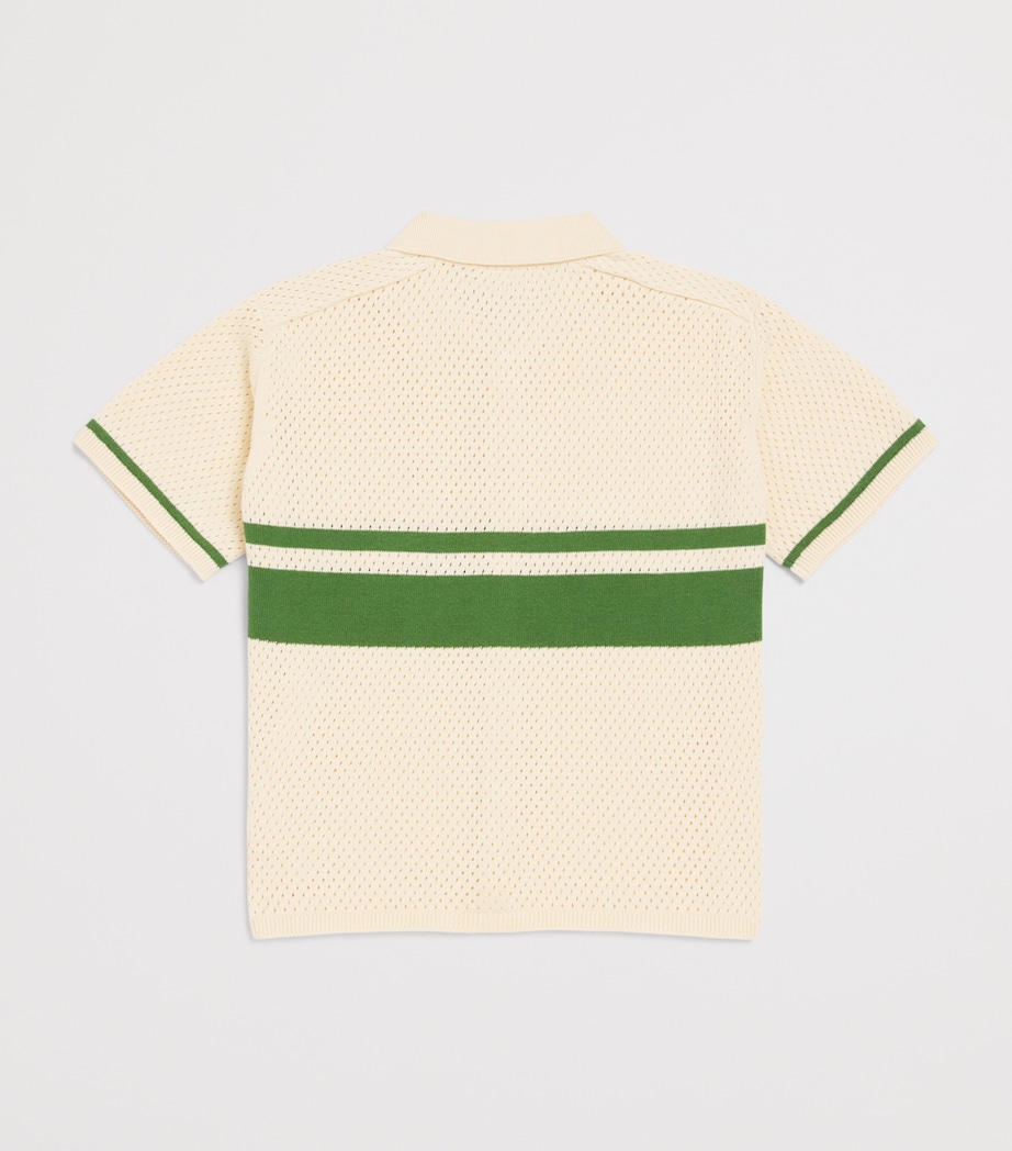KONGES SLOJD Organic Cotton Knitted Hai Shirt (9 Months-10 Years) Banana Image 2