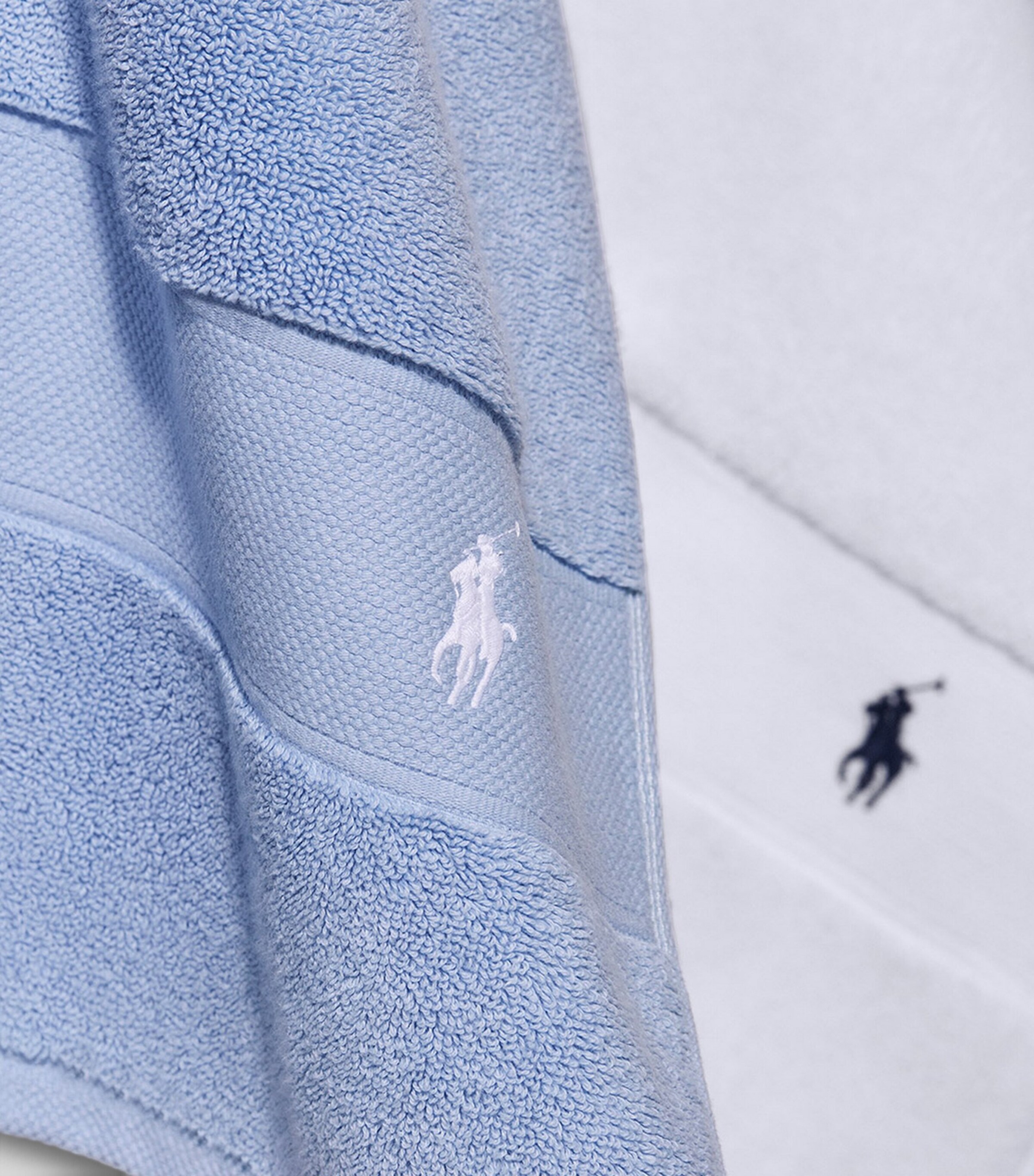 Ralph Lauren Home Polo Player Bath Towel (70cm x 140cm) Office Blue Image 3