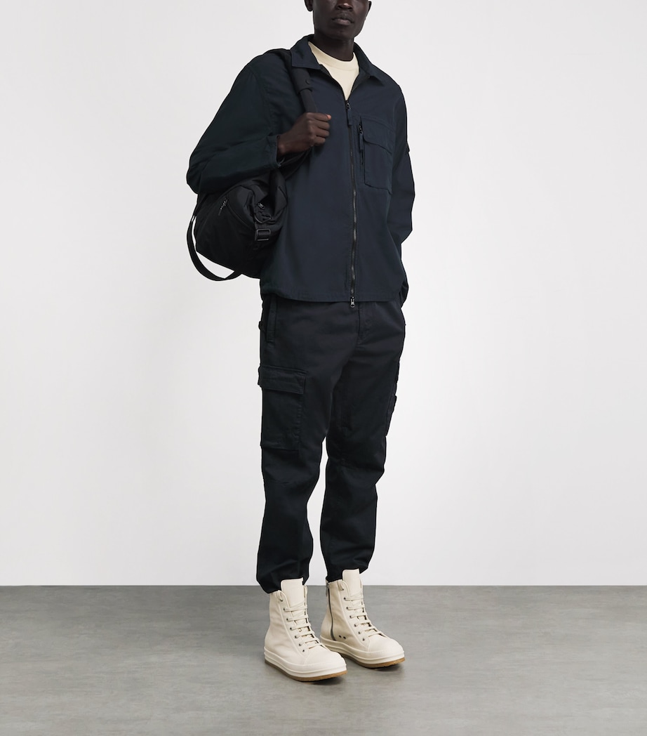 Cotton 2-Way Zip Overshirt V0020 Image 2