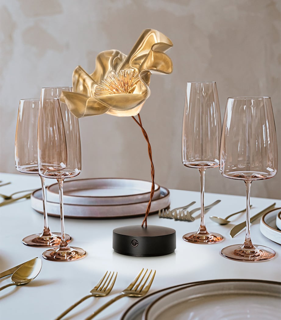 LaFleur Battery Table Lamp GOLD & BLACK Image 7