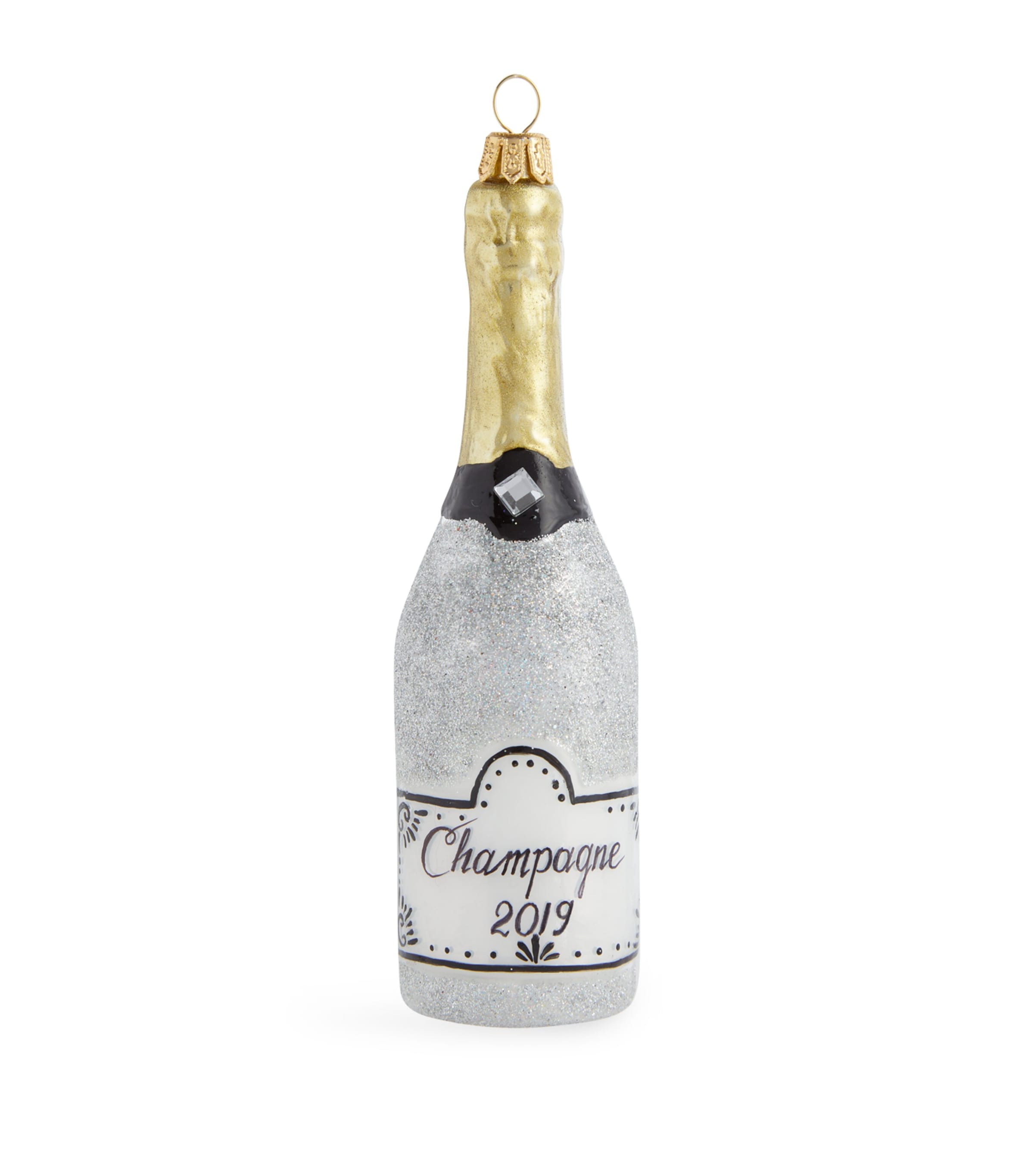 Harrods Champagne Decoration In Silver