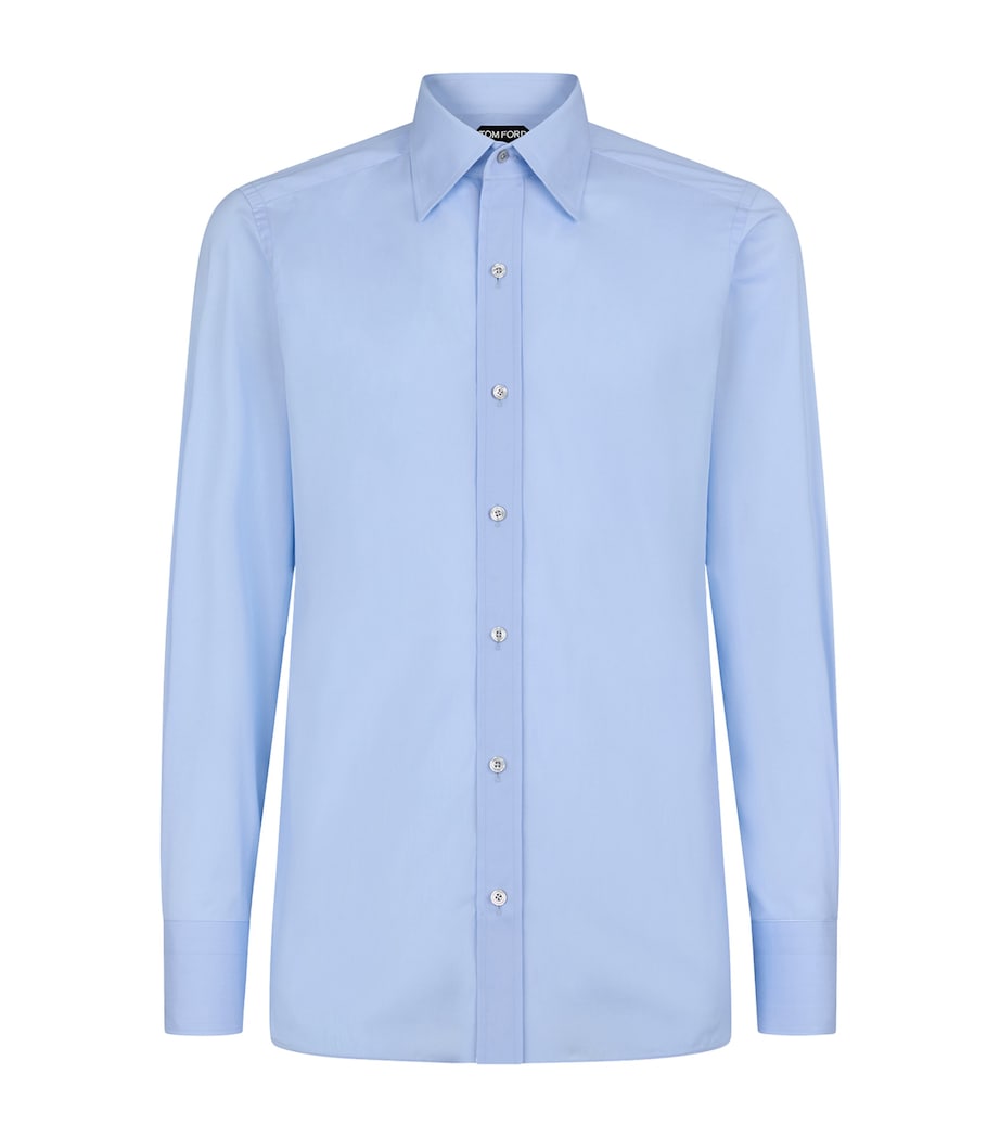 TOM FORD Mens Cotton Slim Shirt Naa Image 1