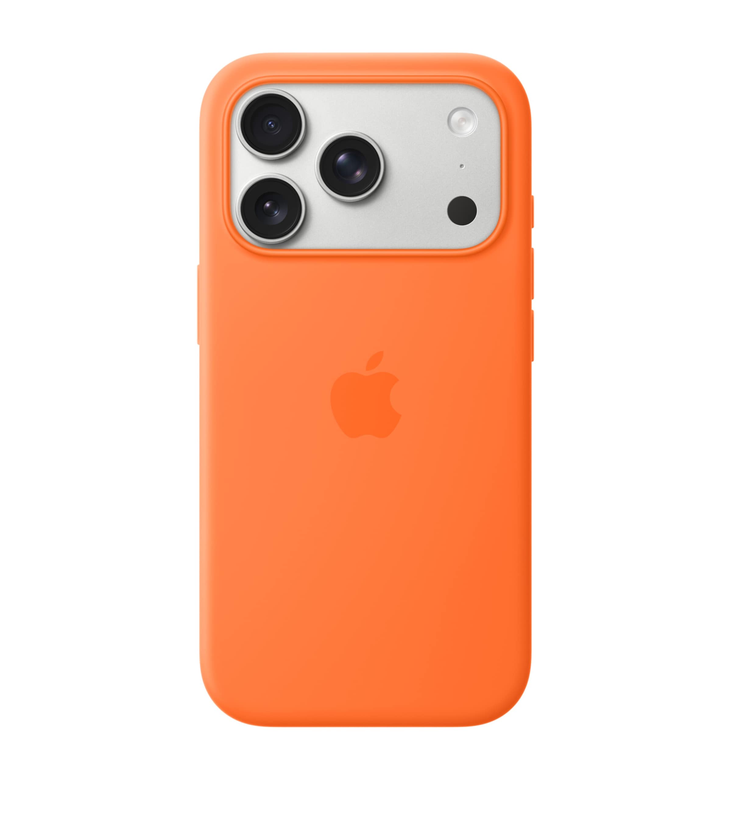 Silicone iPhone 17 Pro Max MagSafe Case ORANGE Image 1