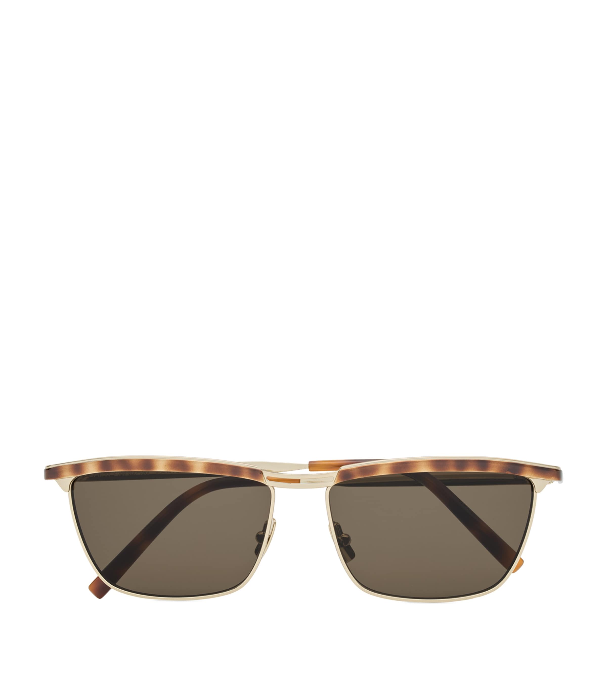 Saint Laurent Metal Sl 795 Sunglasses In Silver
