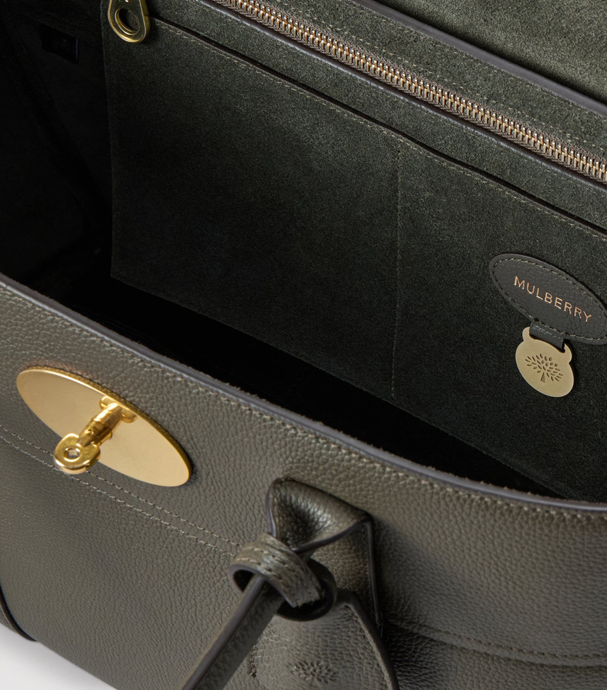 Leather Bayswater Top-Handle Bag JUNIPER GREEN Image 5