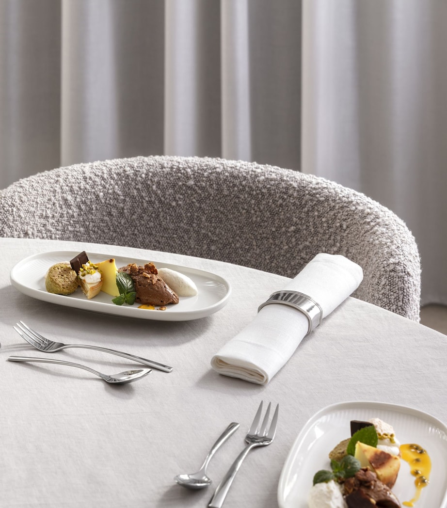 Porcelain Afina Serving Plate (23cm) WHITE Image 2