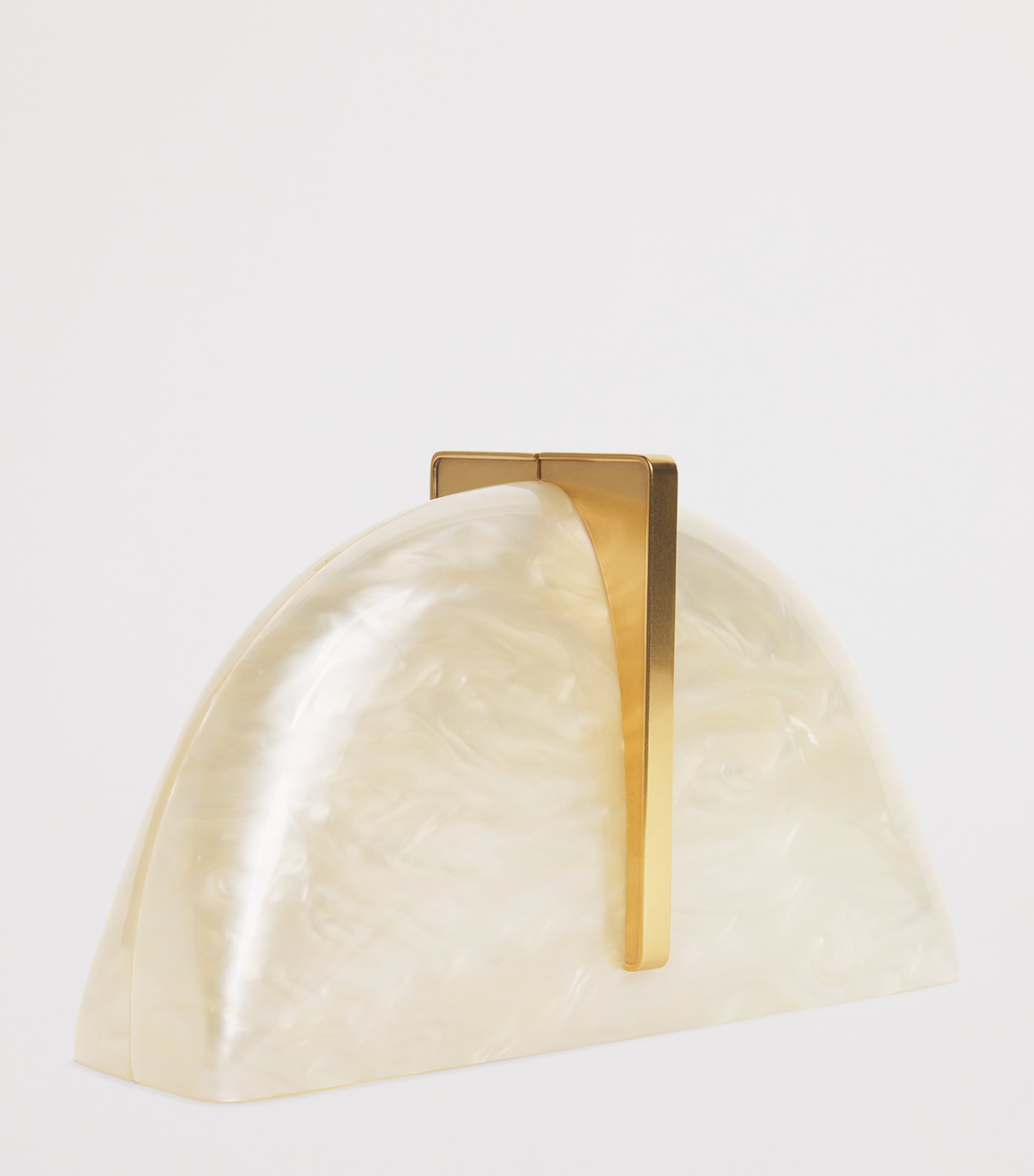 Cult Gaia Laguna Clutch Bag Ivory Image 3