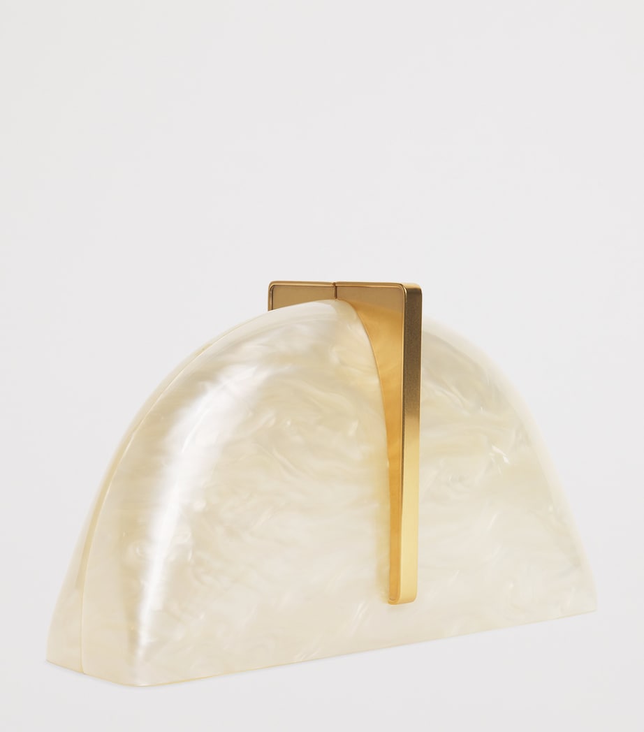 Cult Gaia Laguna Clutch Bag Ivory Image 3