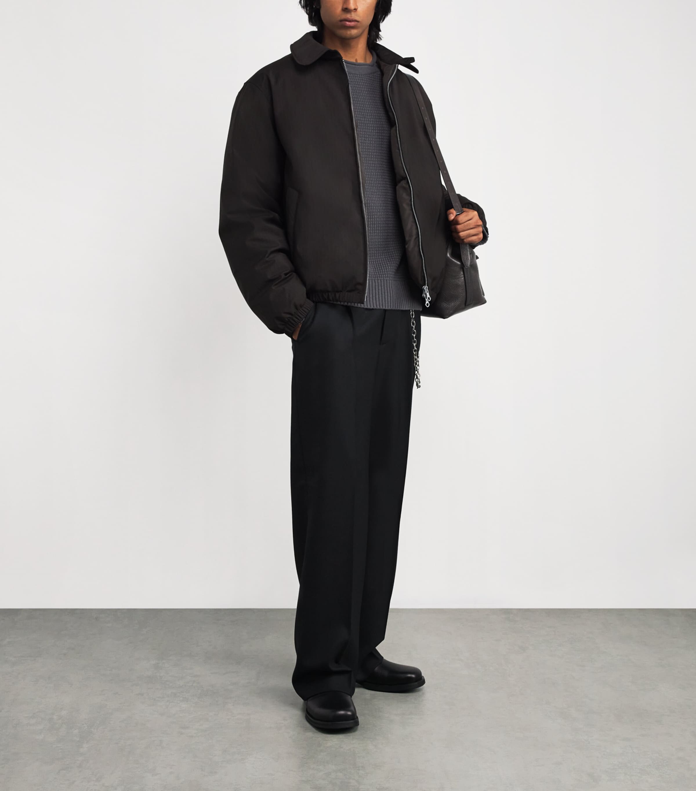 GHOST PIECE Virgin Wool Sweater V0067 Image 2