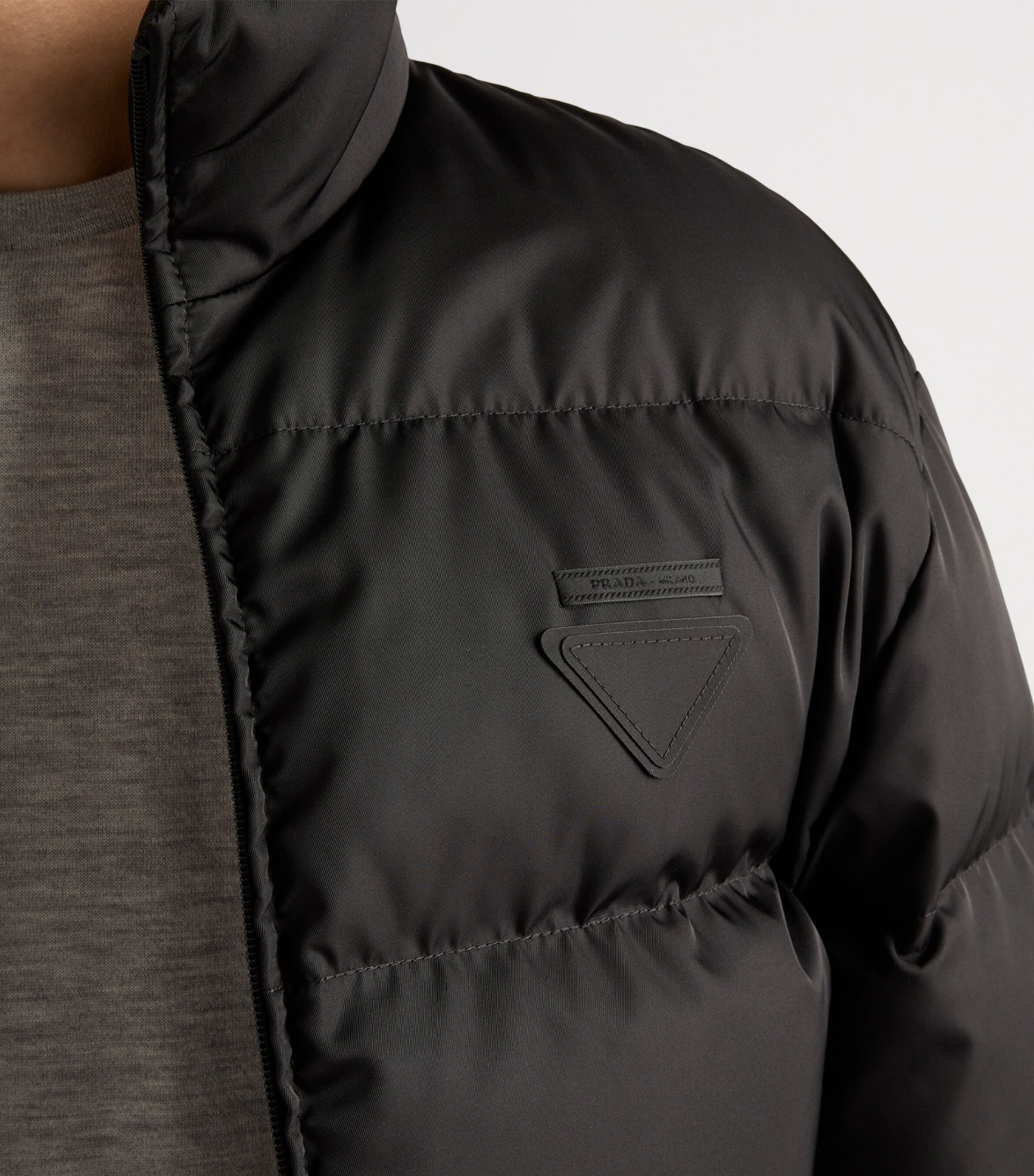 Re-Nylon Logo Puffer Jacket F0002 Image 3