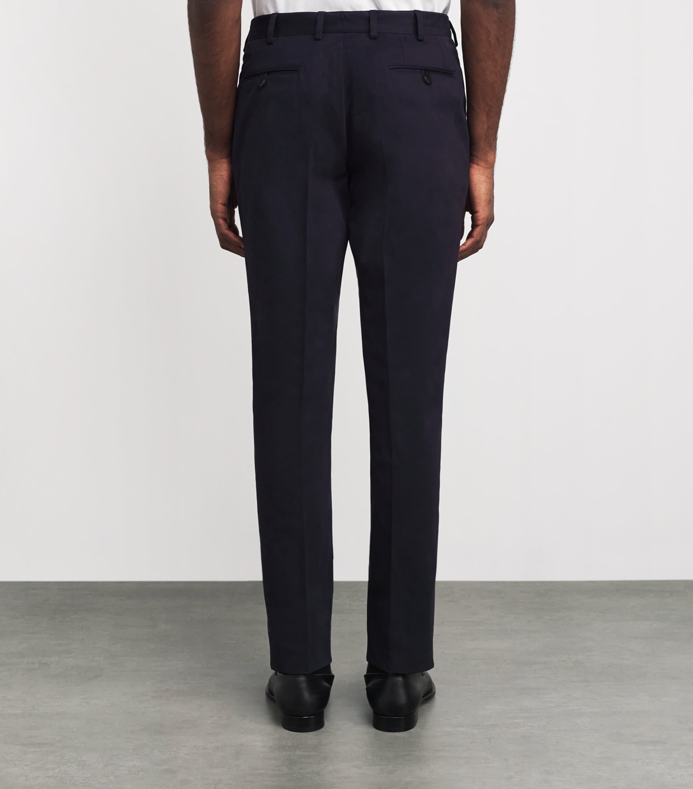 Cotton-Blend Pienza Straight Trousers 4000 Image 4