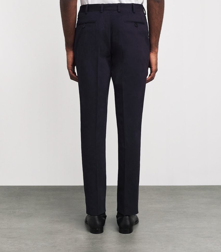 Cotton-Blend Pienza Straight Trousers 4000 Image 4