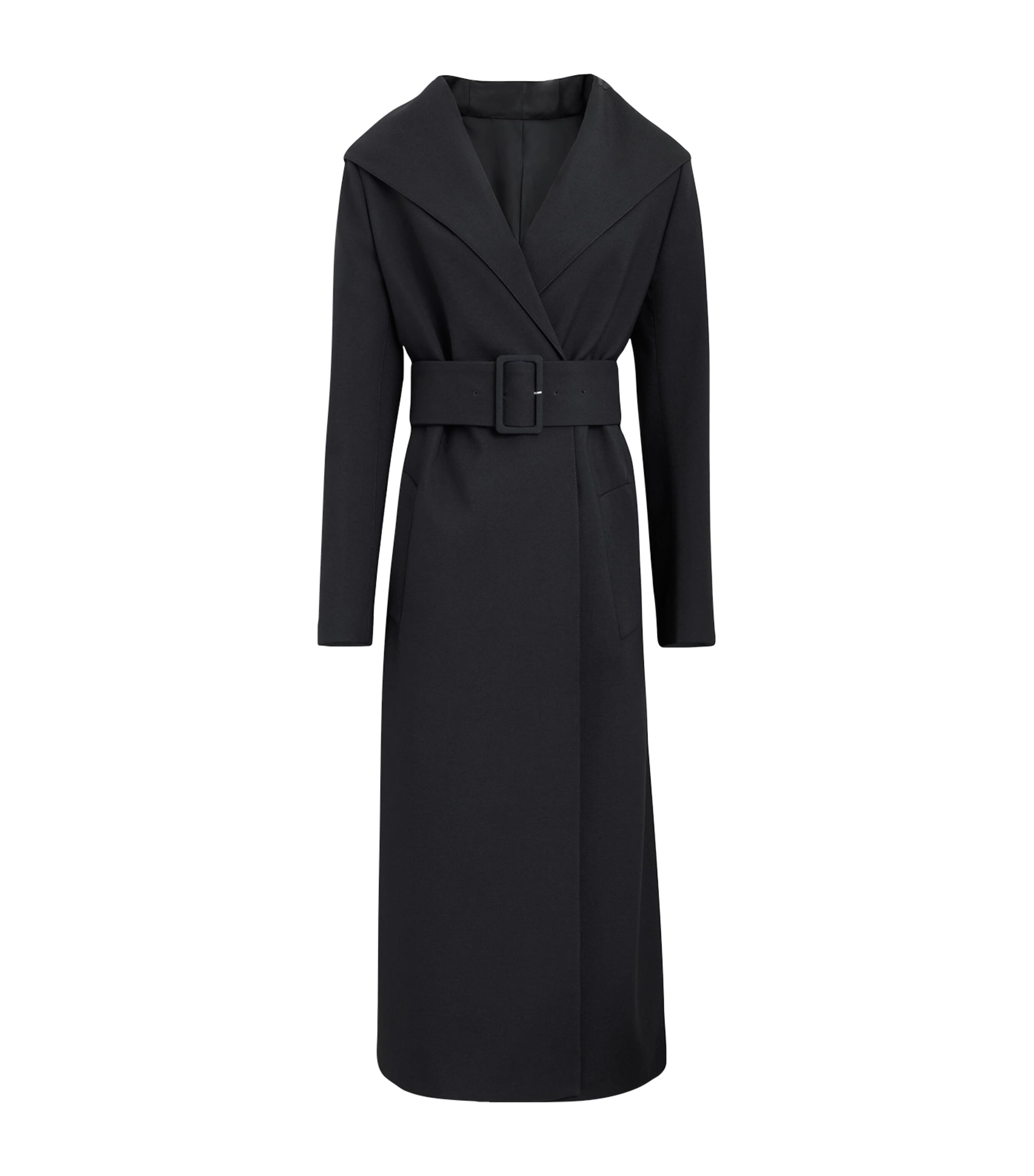 Alaïa Wool-blend Tailored Coat In Black