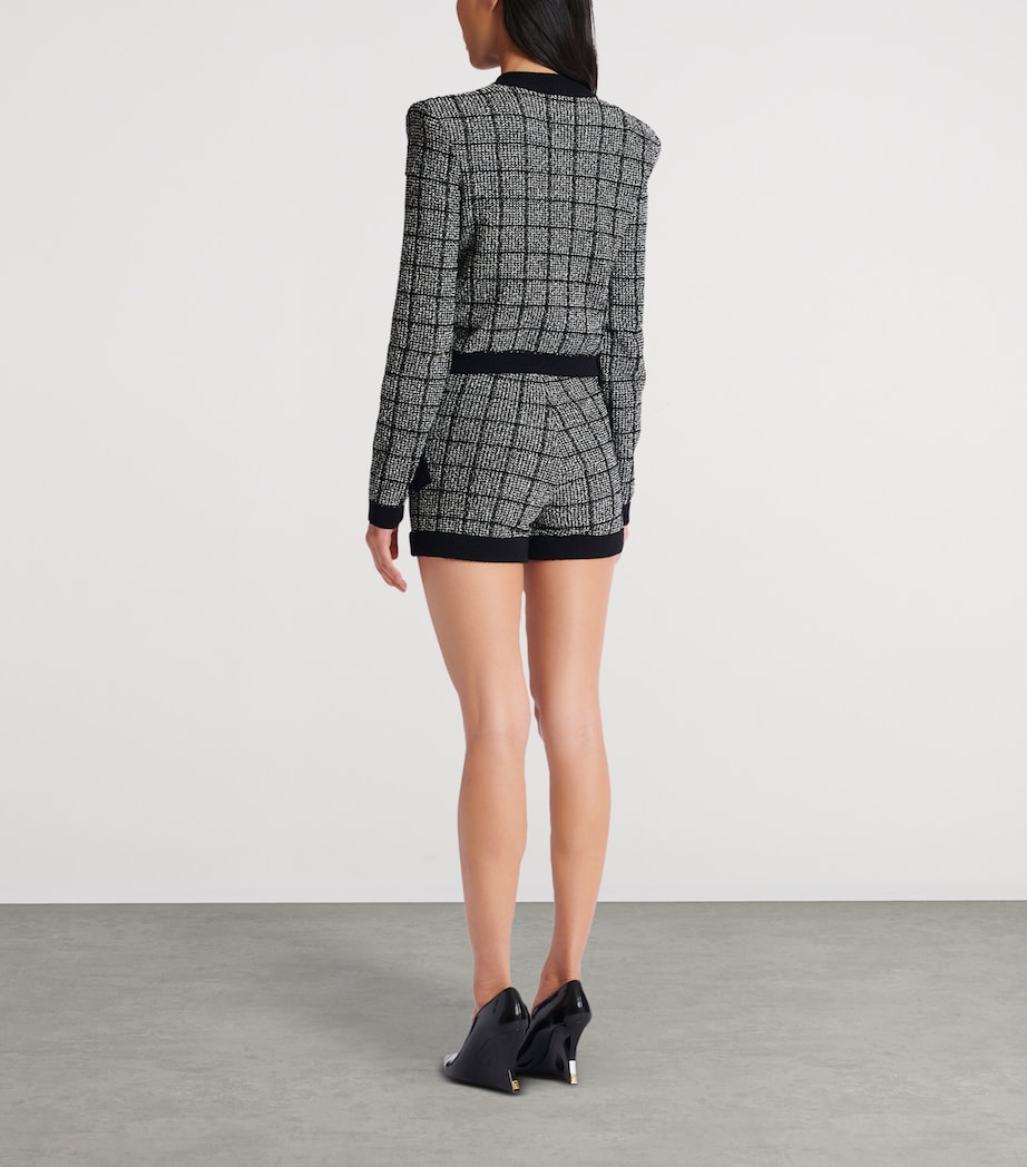 Tweed Check Cardigan EER NOIR/NATUREL Image 7