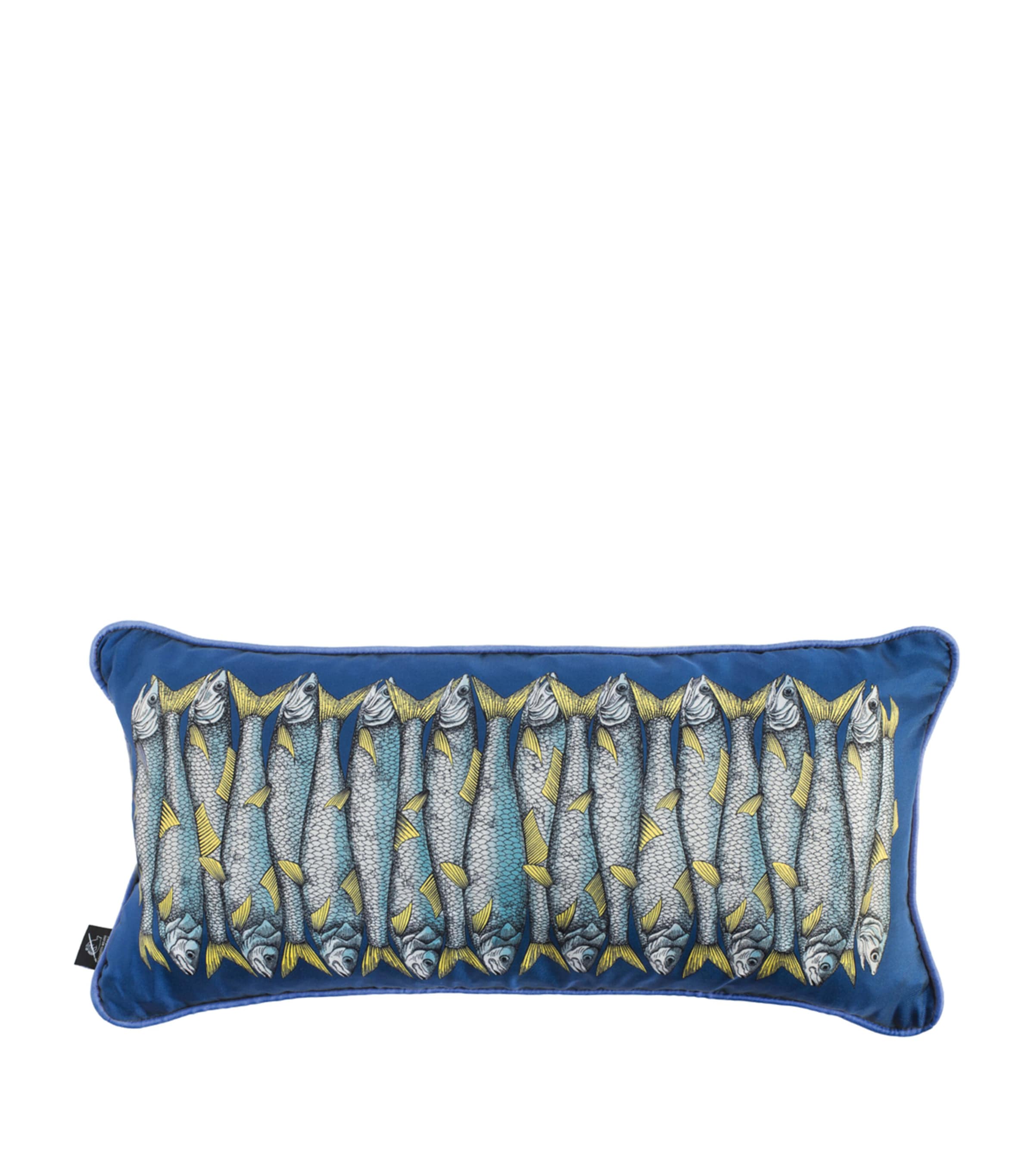 Fornasetti Silk Sardine Cushion