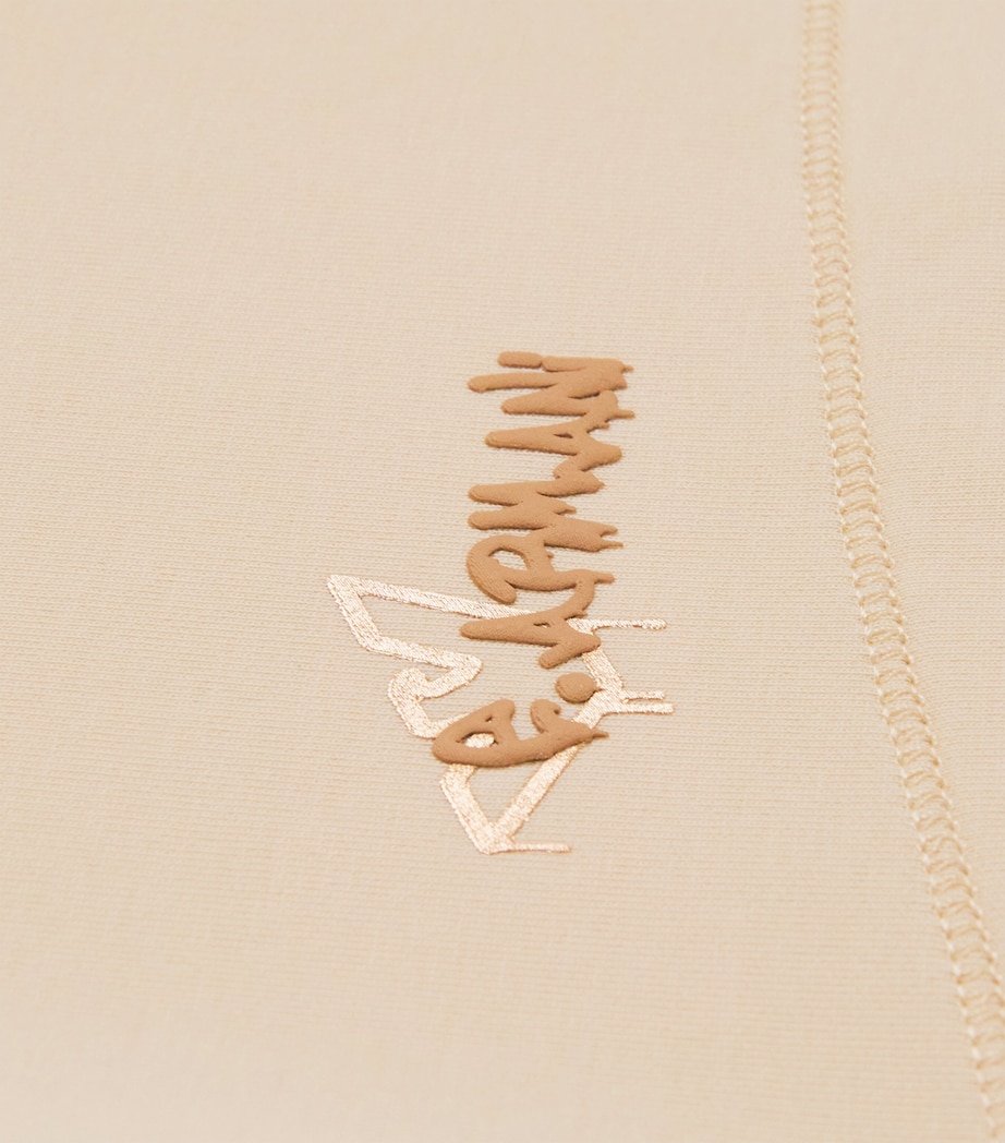 Logo Print Sweatshorts (4-16 Years) U1156 FRENCH OAK Image 4