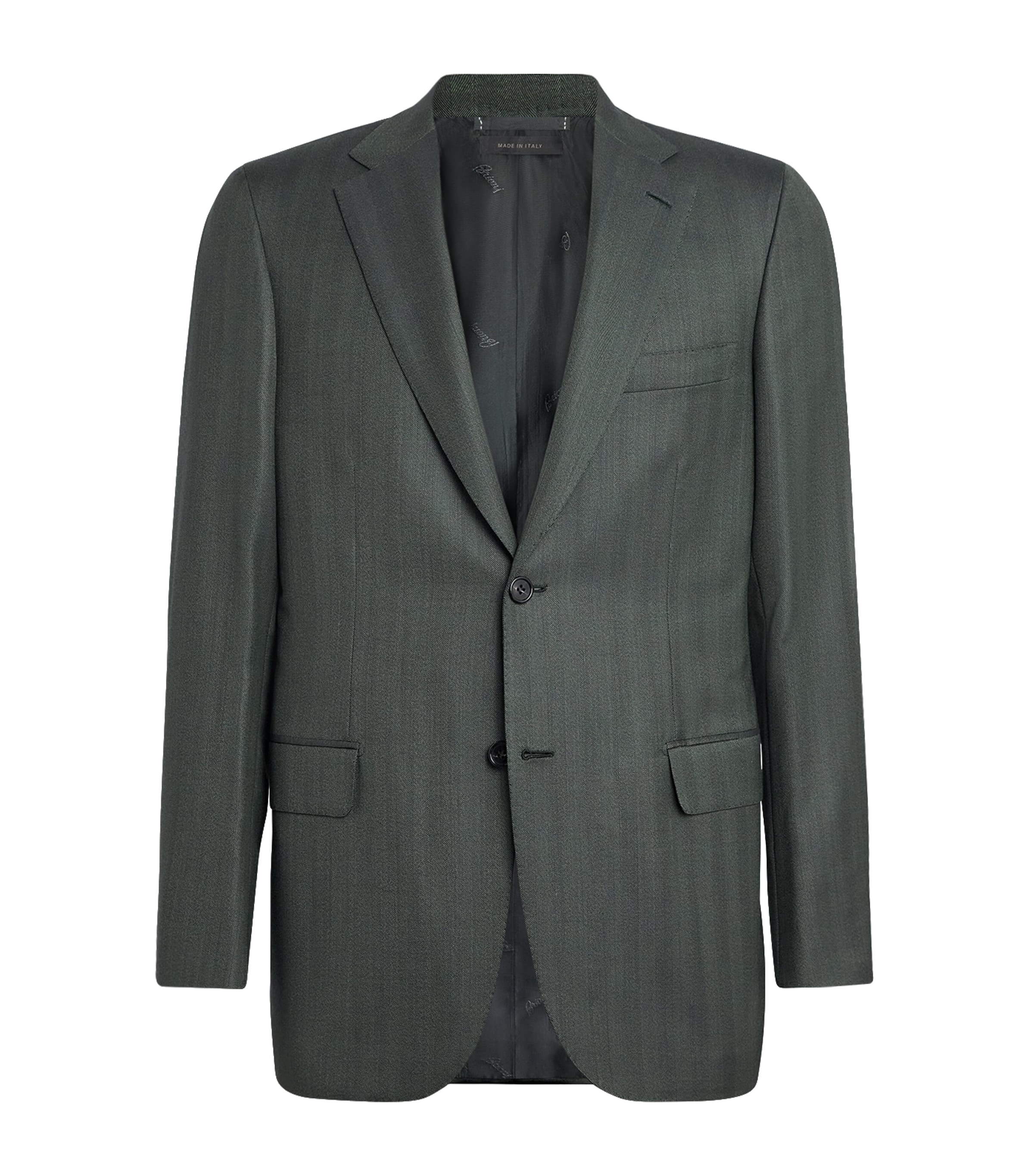 Cashmere-Silk Herringbone Blazer