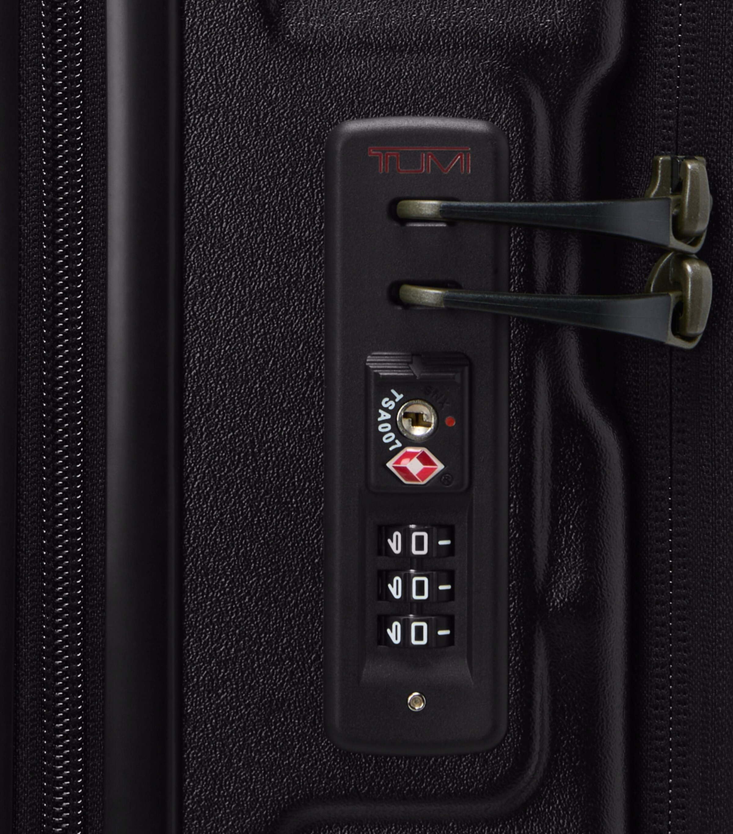 Tumi Large 19 Degree Front Access Expandable Cabin Suitcase (55cm) Black Textured Image 5