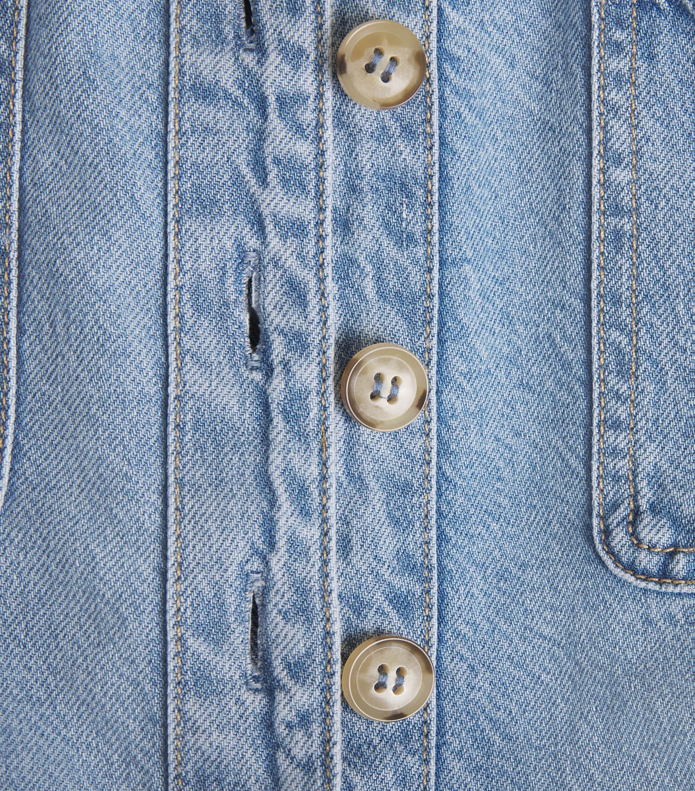 PAIGE Womens Denim Maliah Playsuit Revolution Image 6