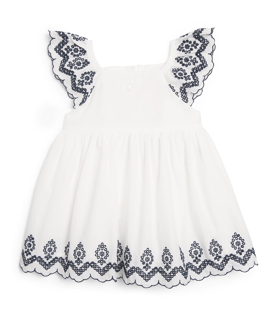 Patachou Cotton St Tropez Dress (6-36 Months) Marine Image 1