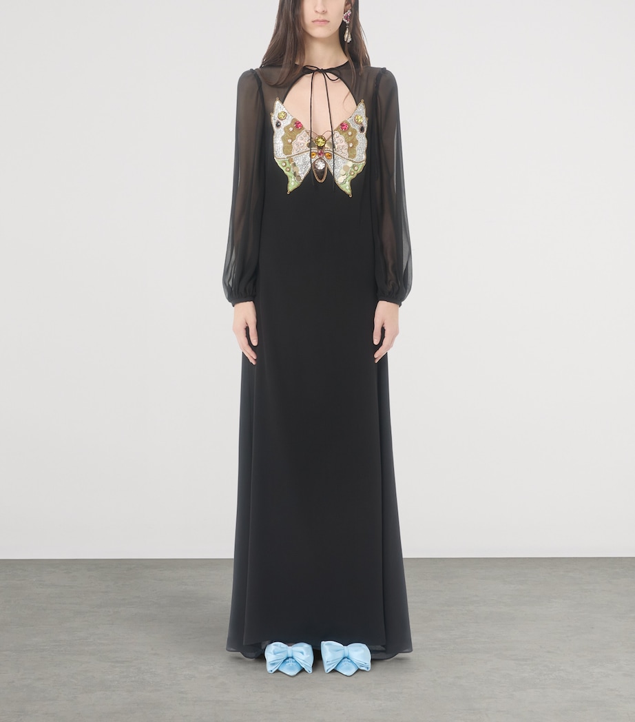 Embellished Georgette Gown K92 Image 2