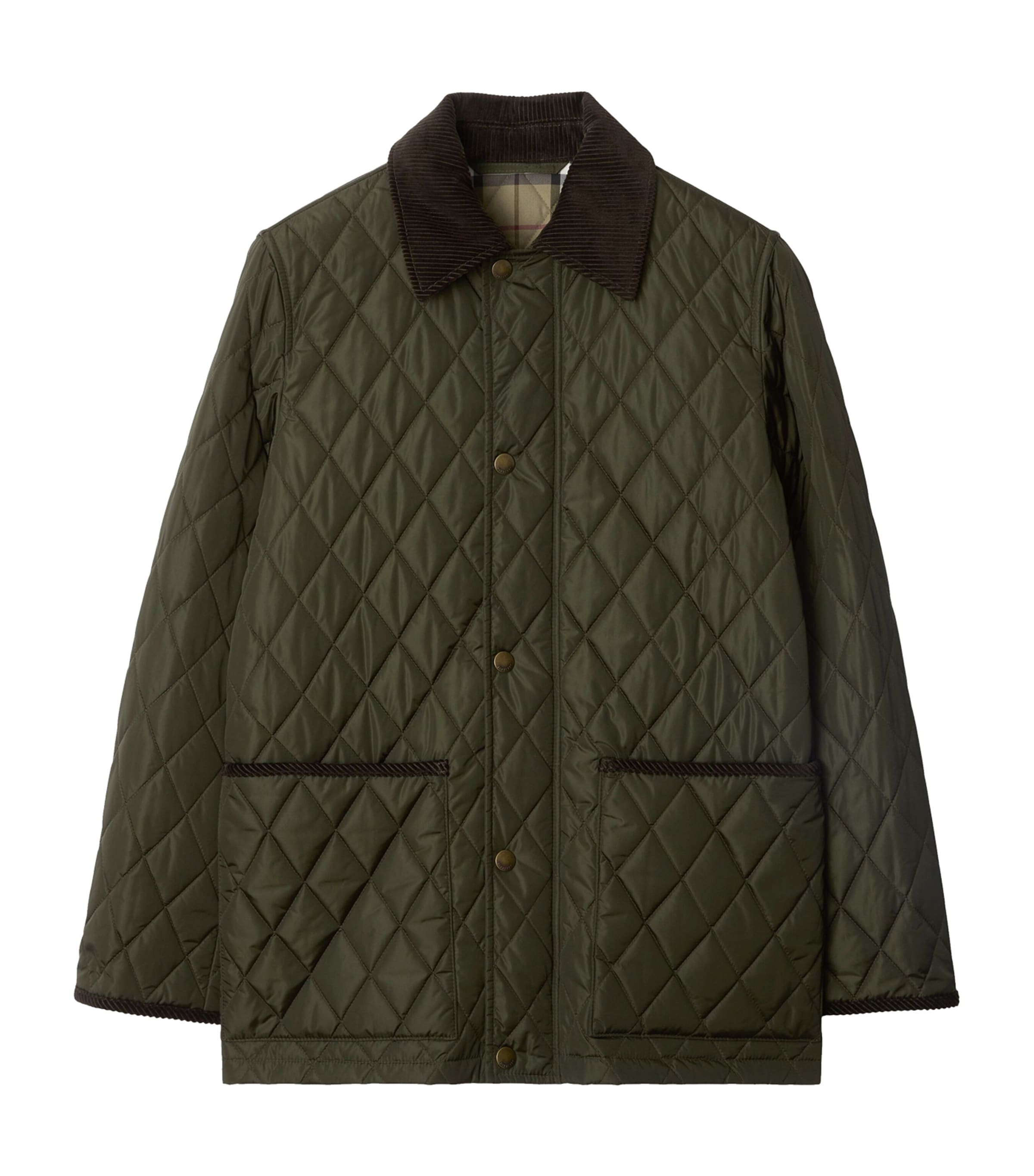 Burberry Tal Quilted Nylon Barn Jacket Clothing In Multi