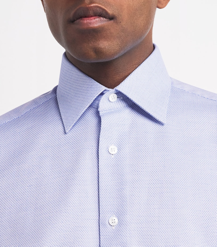 Cotton Micro-Houndstooth Shirt 9049 Image 6