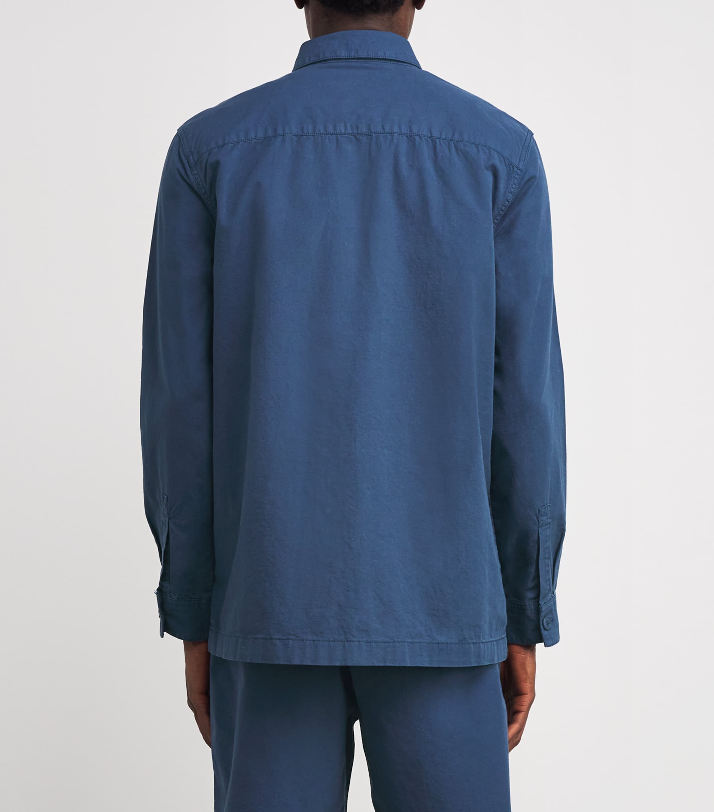 Cotton Ripstop Rickfell Overshirt DARK DENIM Image 4
