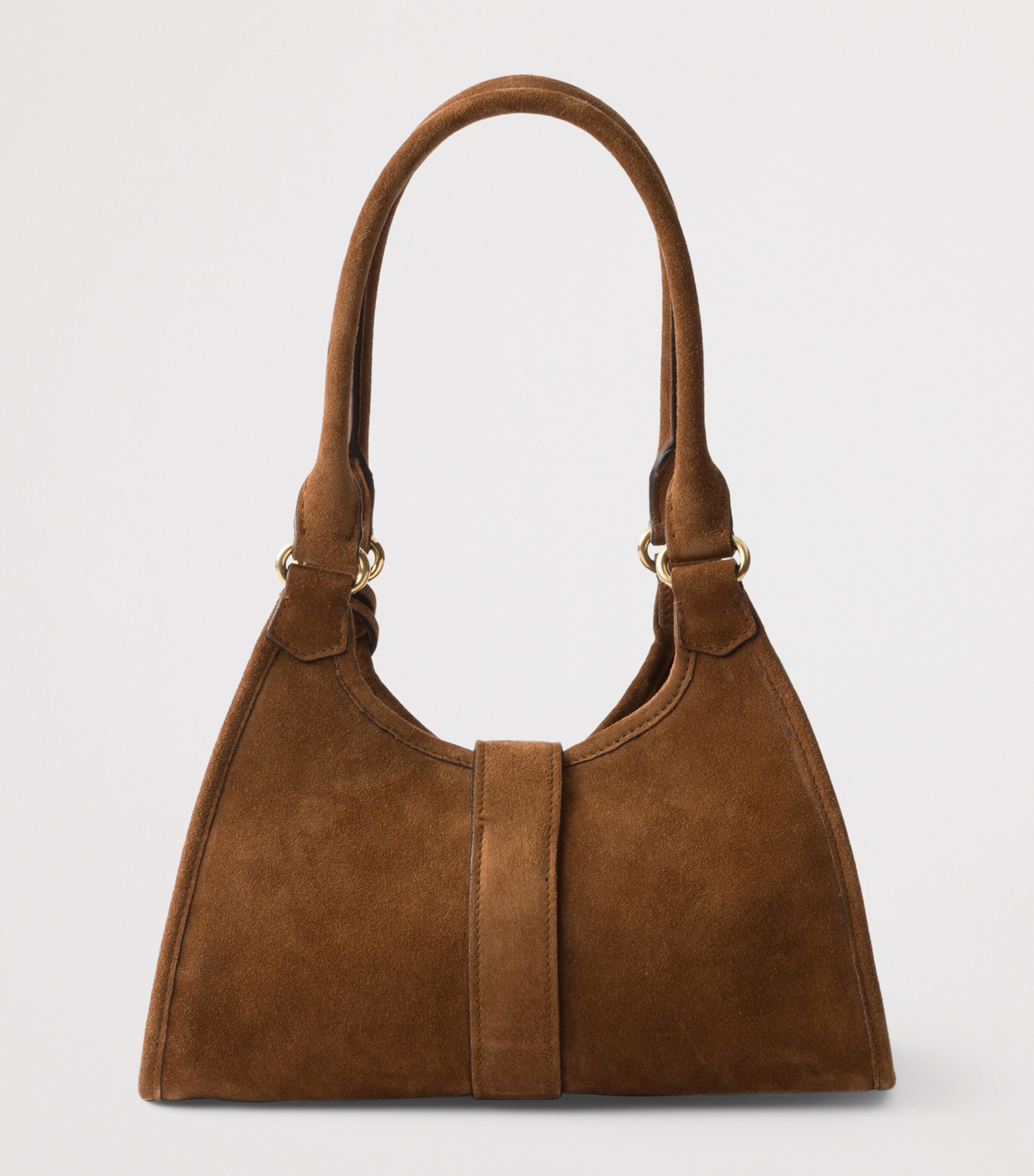 Prada Medium Suede Tote Bag Image 4