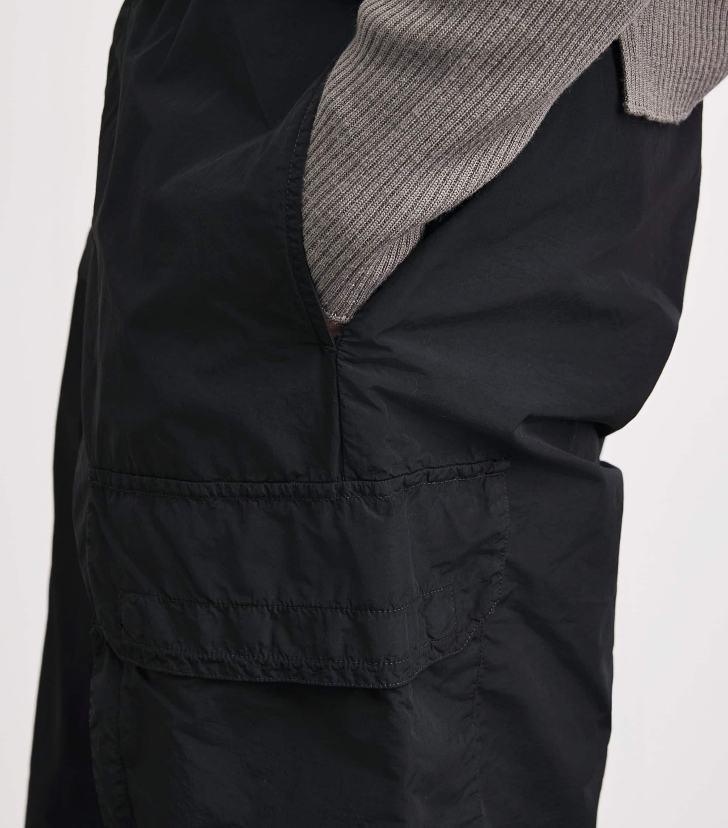C.P. Company Mens Lens Cargo Trousers Black Image 3