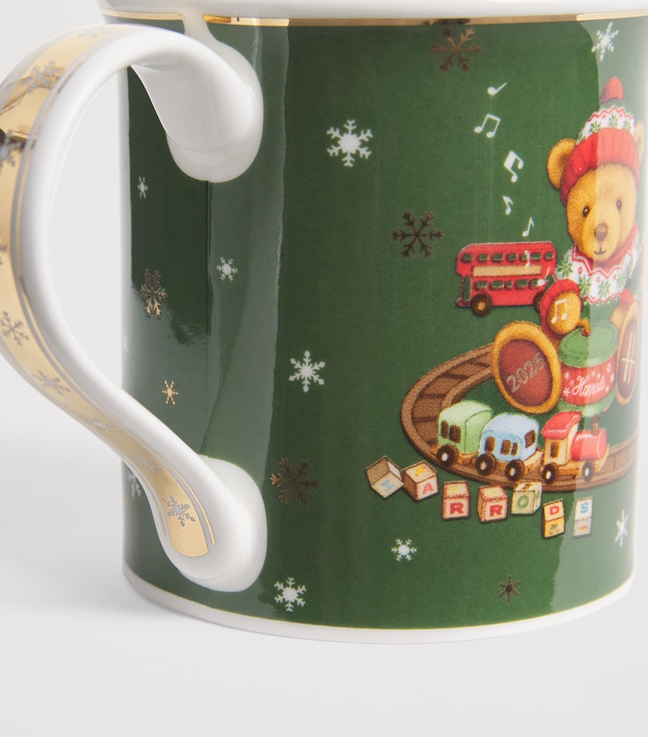 Harrods Bone China Christmas Bear Mug Image 2