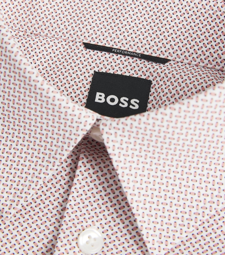 BOSS Mens Slim Liam Shirt Light/pastel Pink Image 6