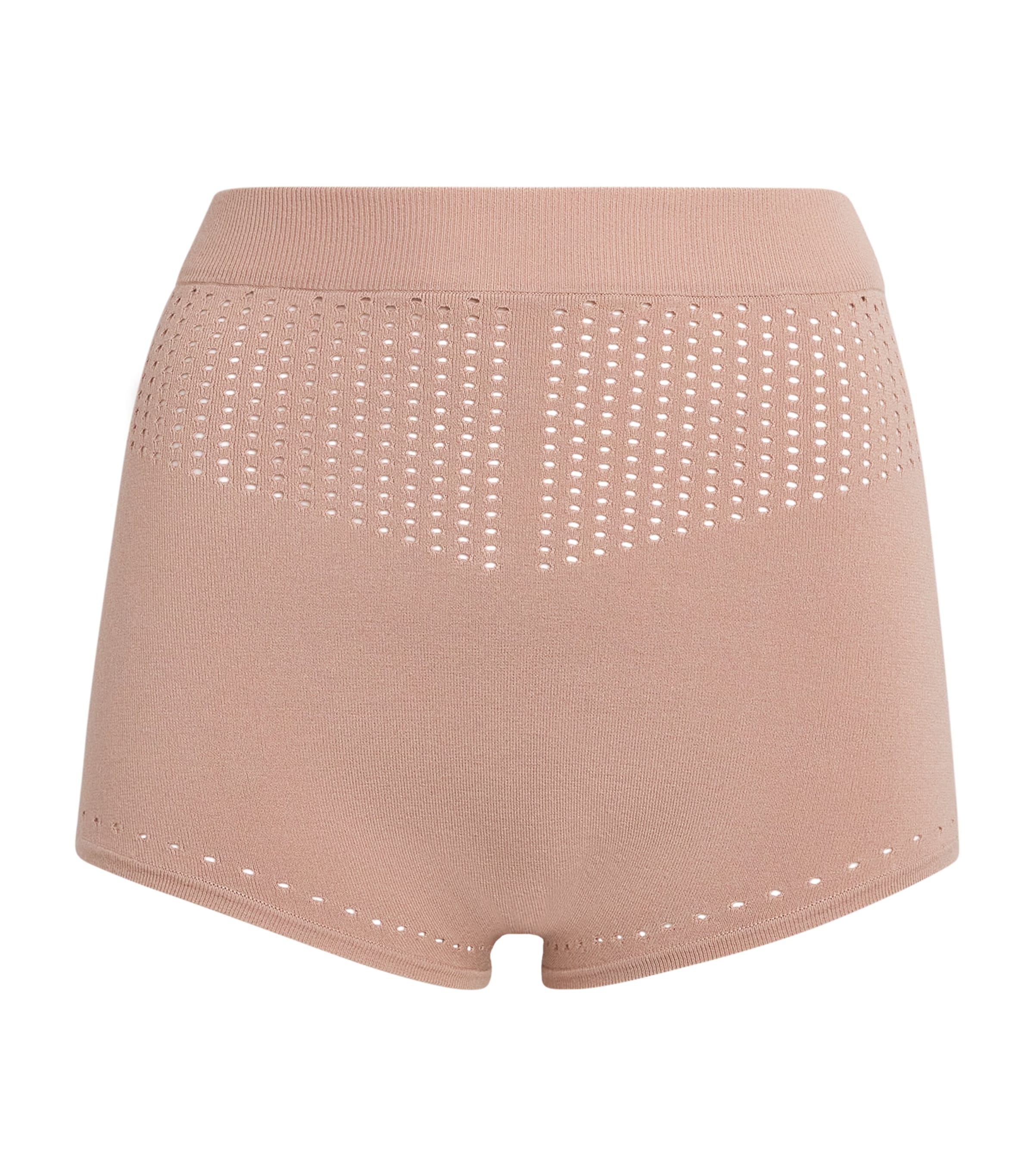 Shop Max Mara Viscose-blend Shorts In Pink