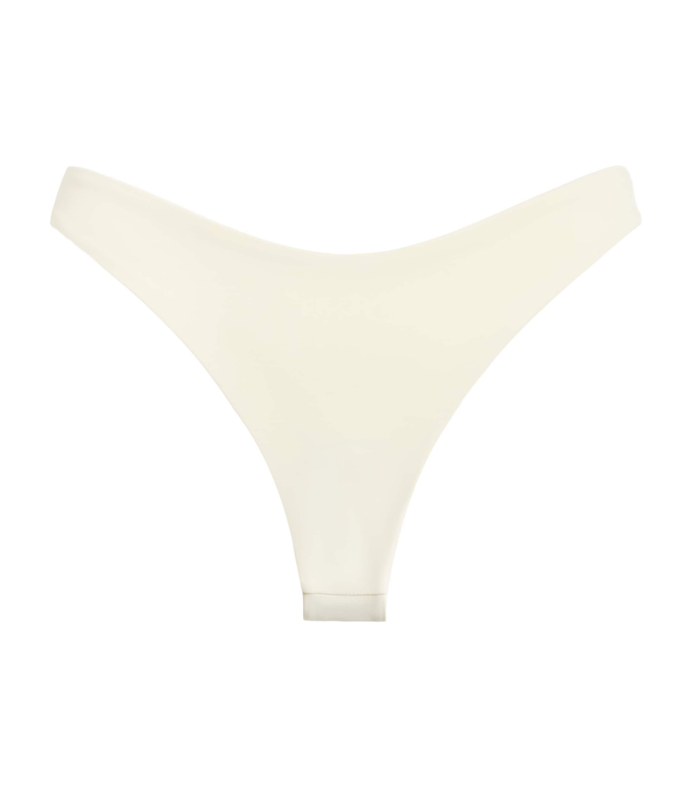 AWAY THAT DAY Womens Fiji Bikini Bottoms Ivory Image 1