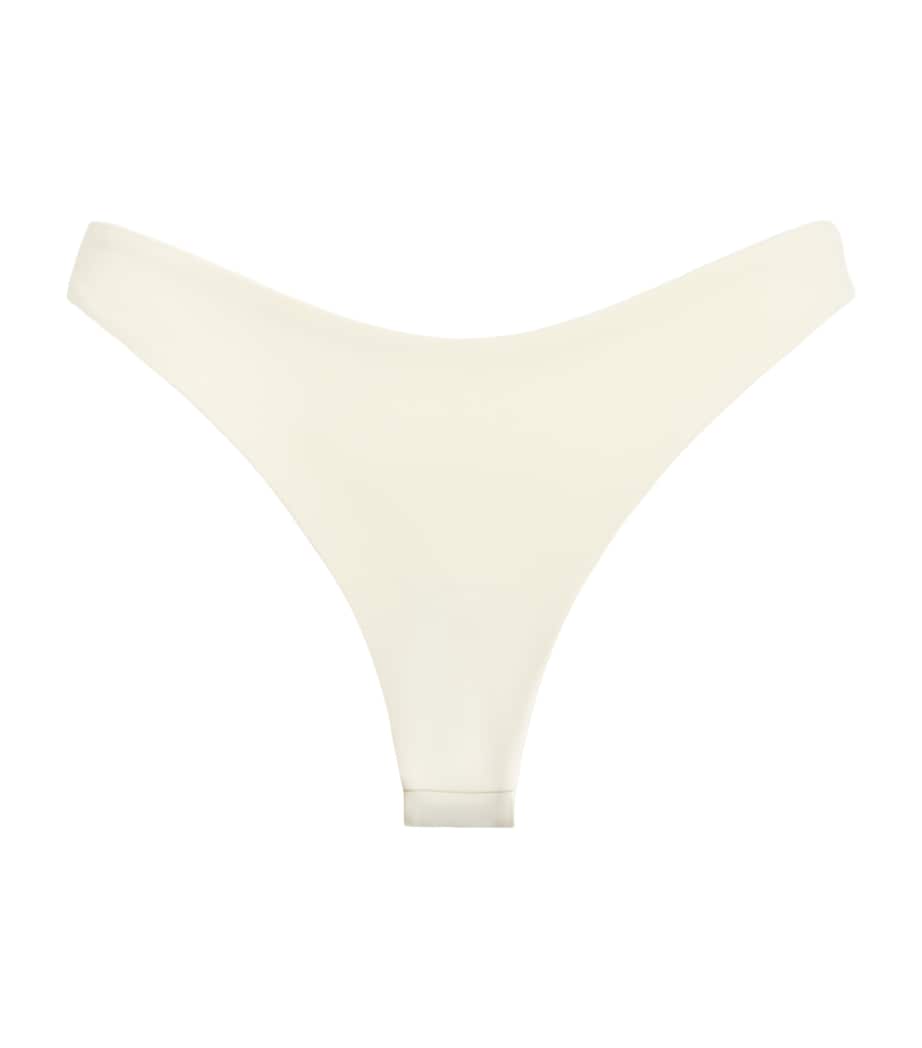 AWAY THAT DAY Womens Fiji Bikini Bottoms Ivory Image 1