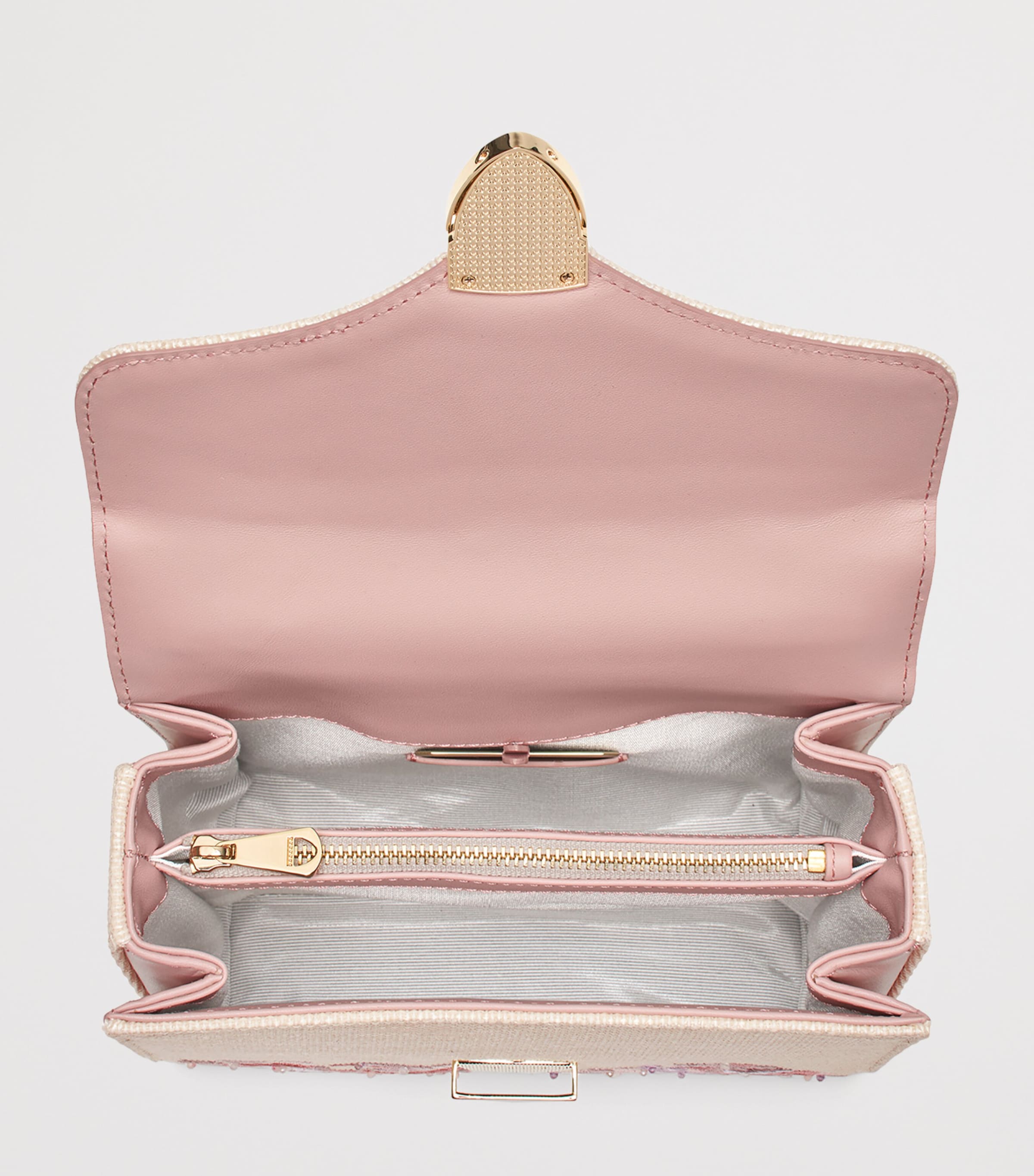 Aspinal Of London Midi Canvas Mayfair Top-Handle Bag Rose Image 4